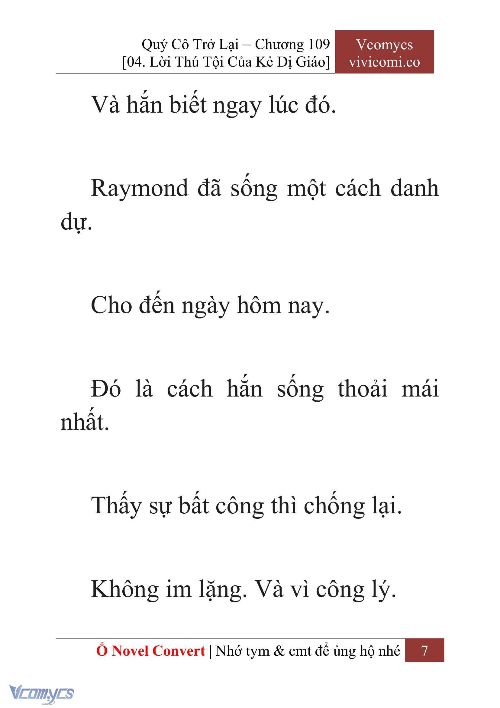 [Novel] Quý Cô Trở Lại Chapter  109 - 9