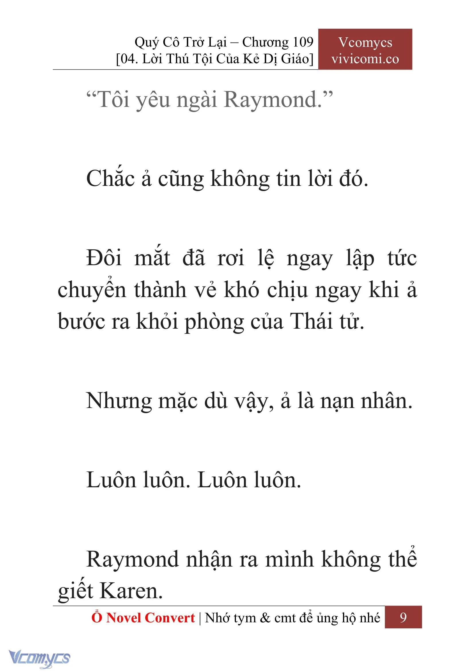 [Novel] Quý Cô Trở Lại Chapter  109 - 11