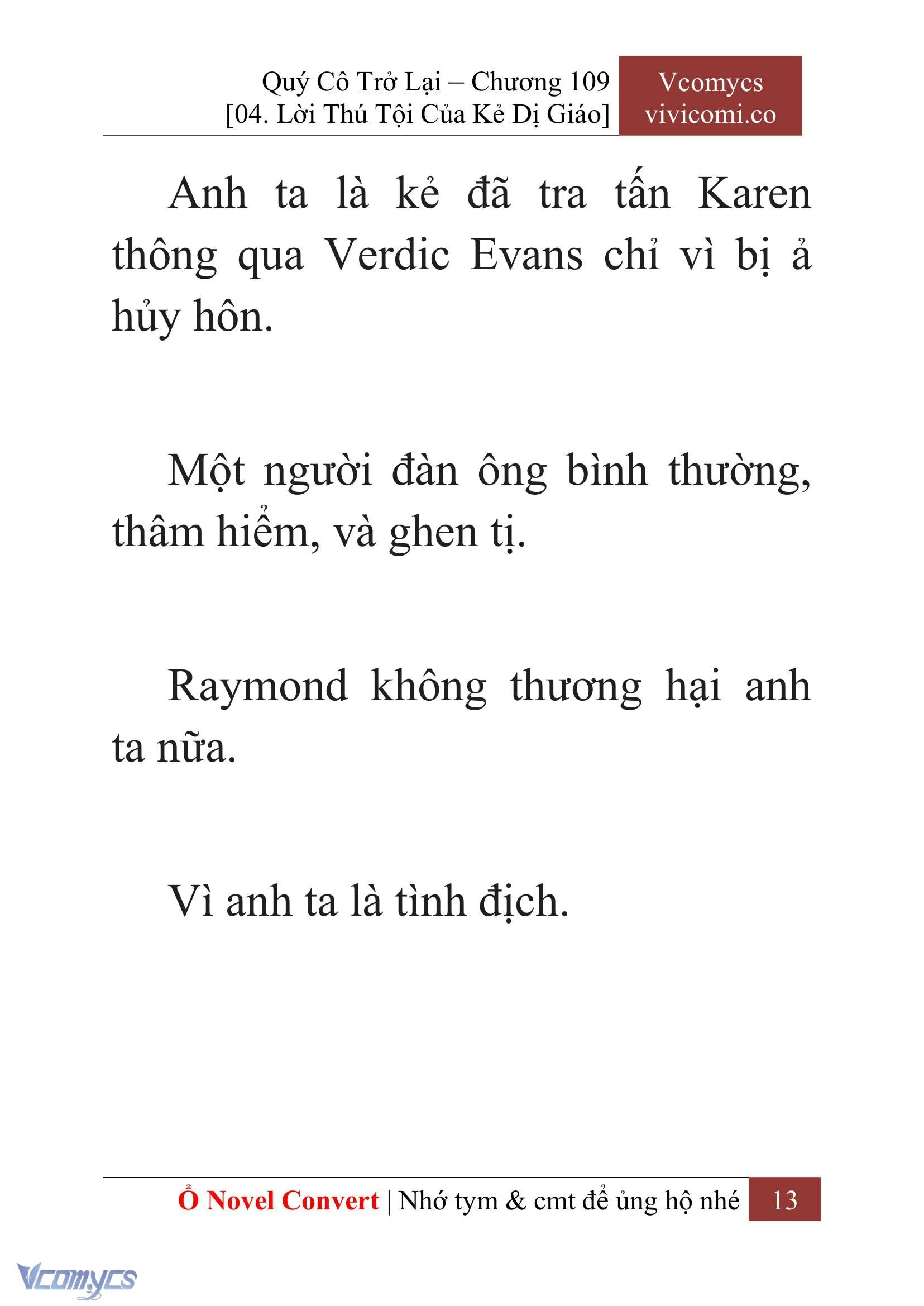 [Novel] Quý Cô Trở Lại Chapter  109 - 15