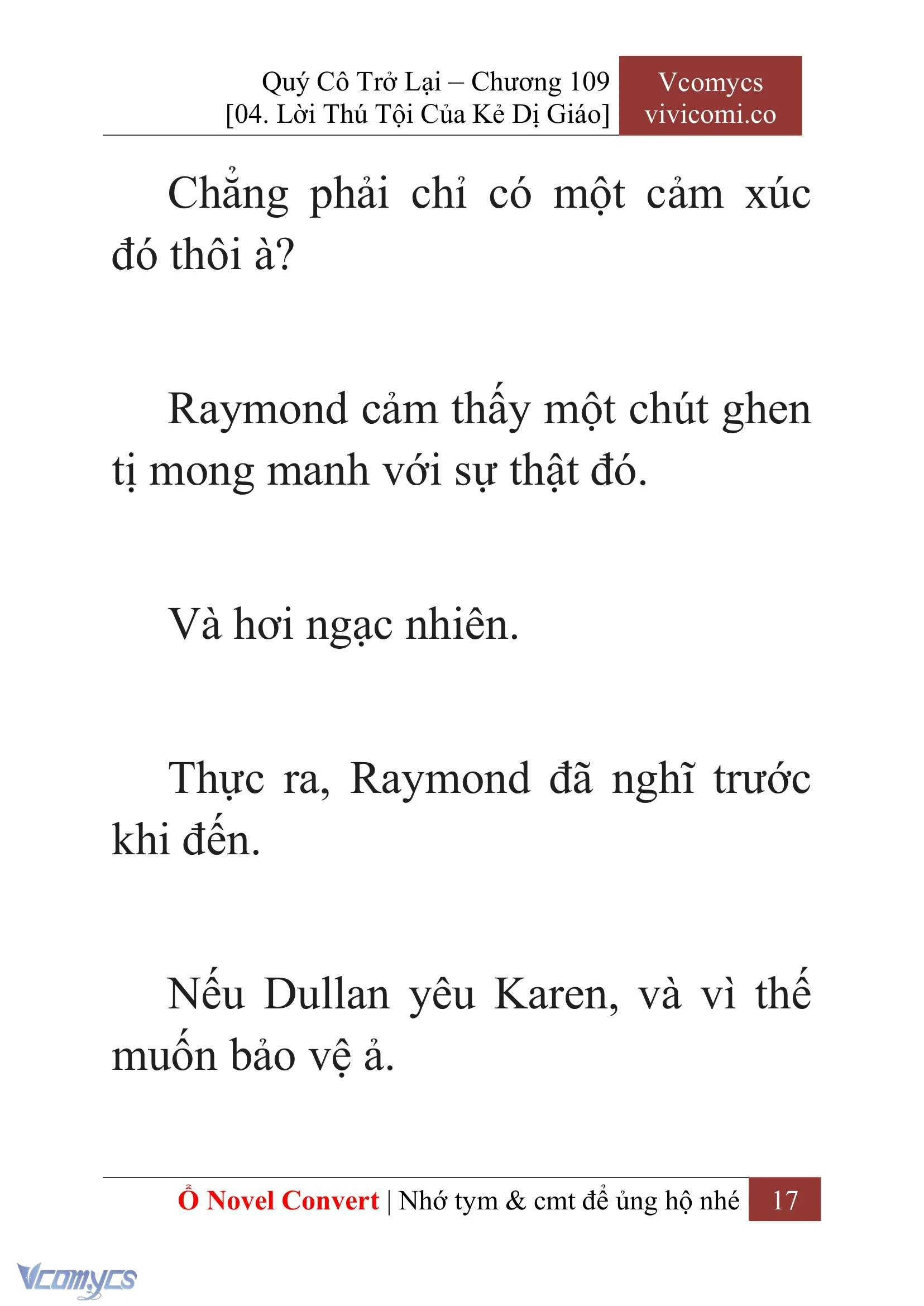 [Novel] Quý Cô Trở Lại Chapter  109 - 19