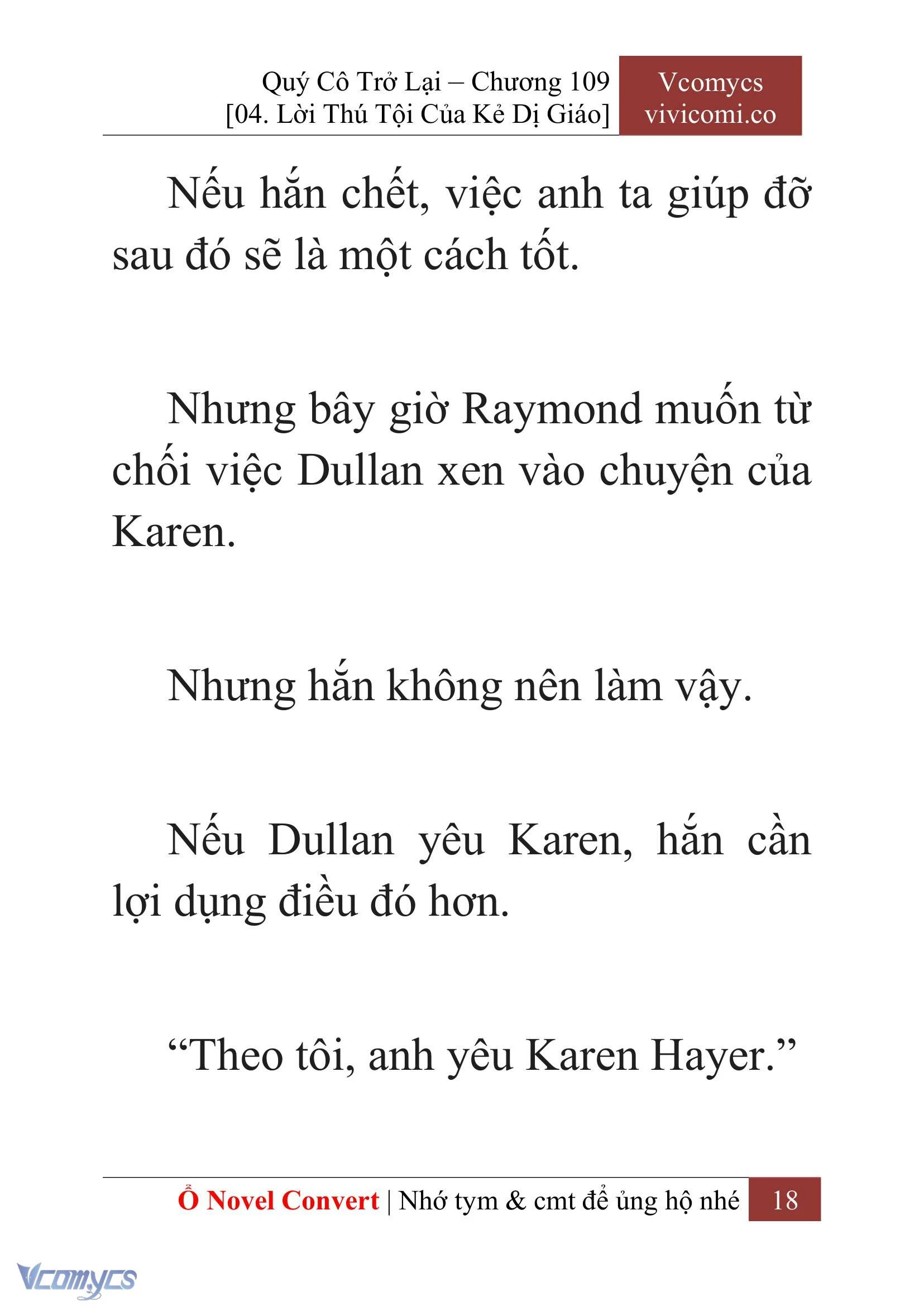 [Novel] Quý Cô Trở Lại Chapter  109 - 20