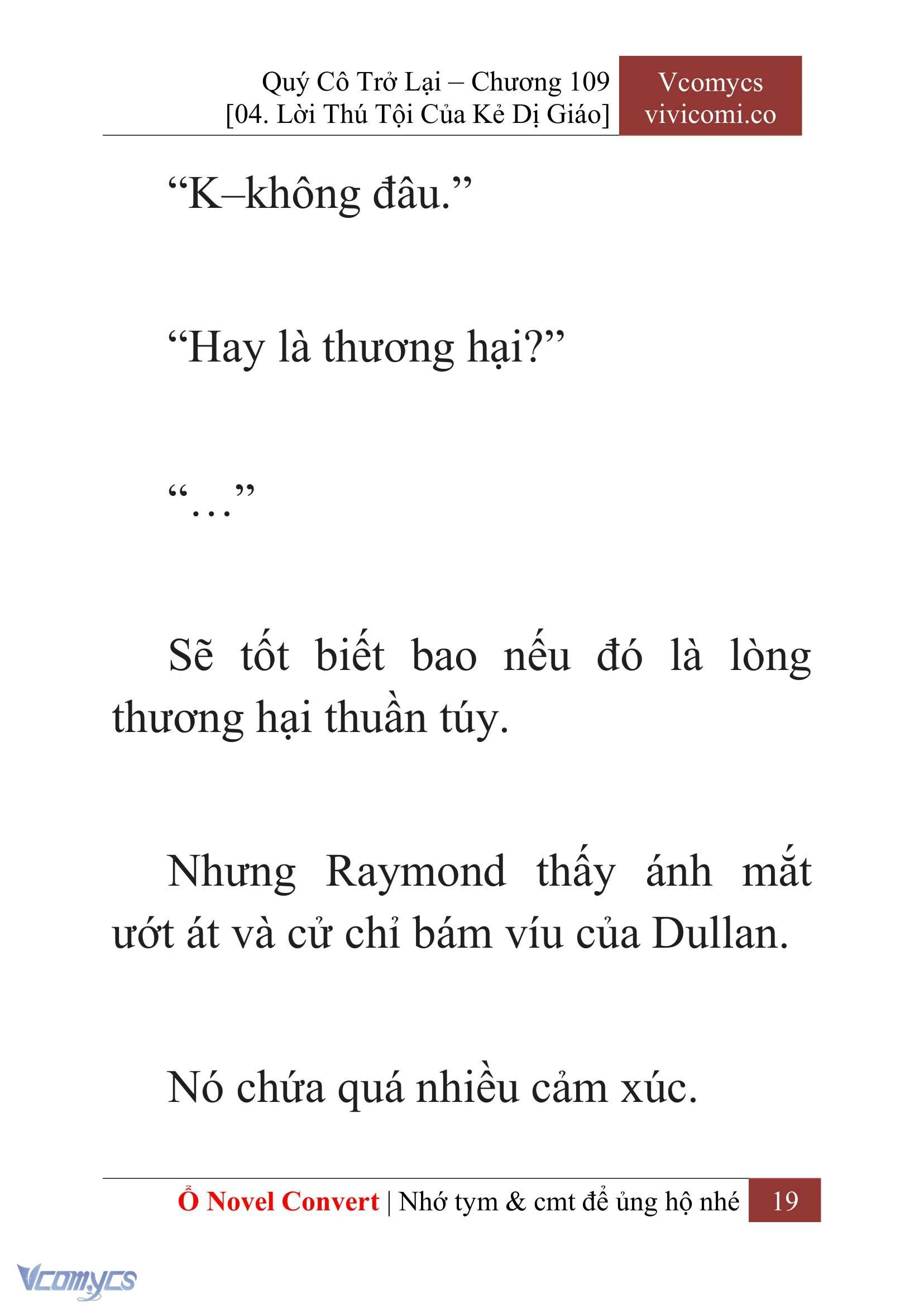 [Novel] Quý Cô Trở Lại Chapter  109 - 21