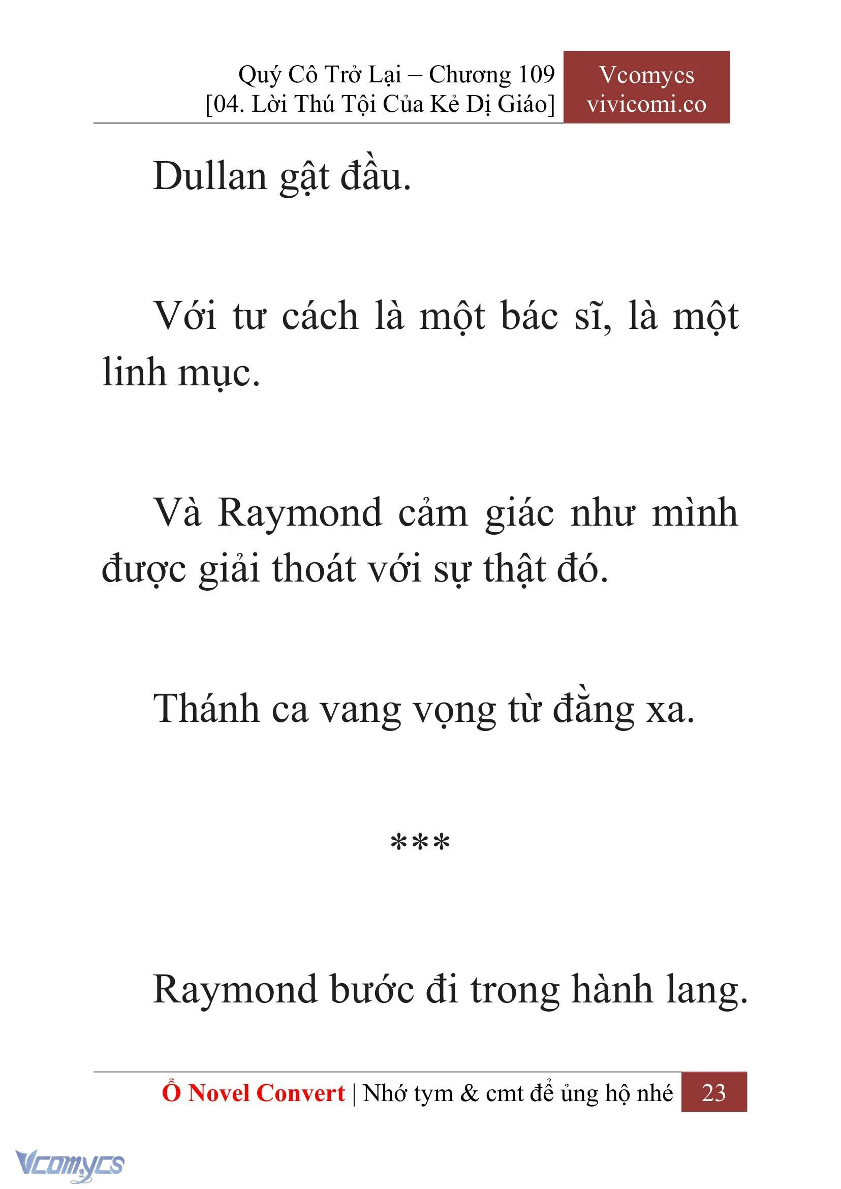 [Novel] Quý Cô Trở Lại Chapter  109 - 25