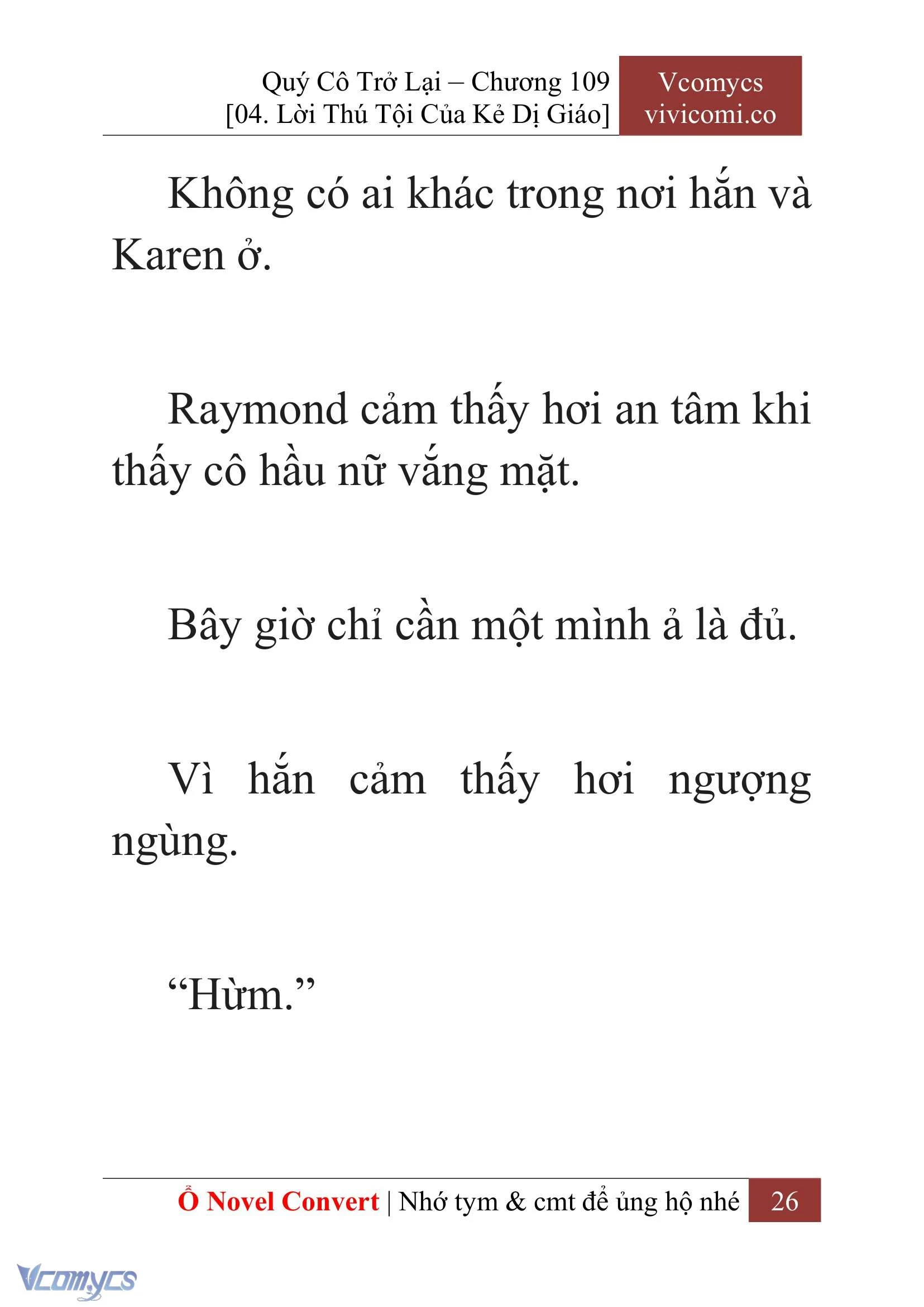 [Novel] Quý Cô Trở Lại Chapter  109 - 28