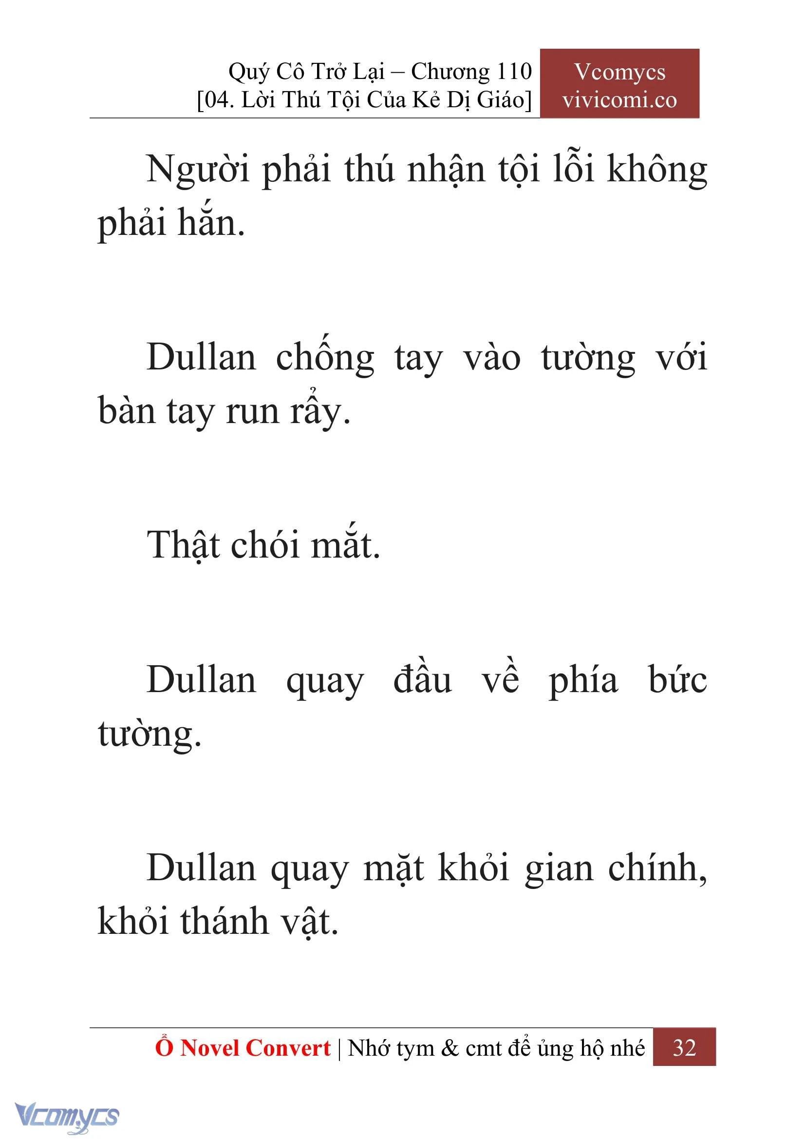 [Novel] Quý Cô Trở Lại Chapter  110 - 34