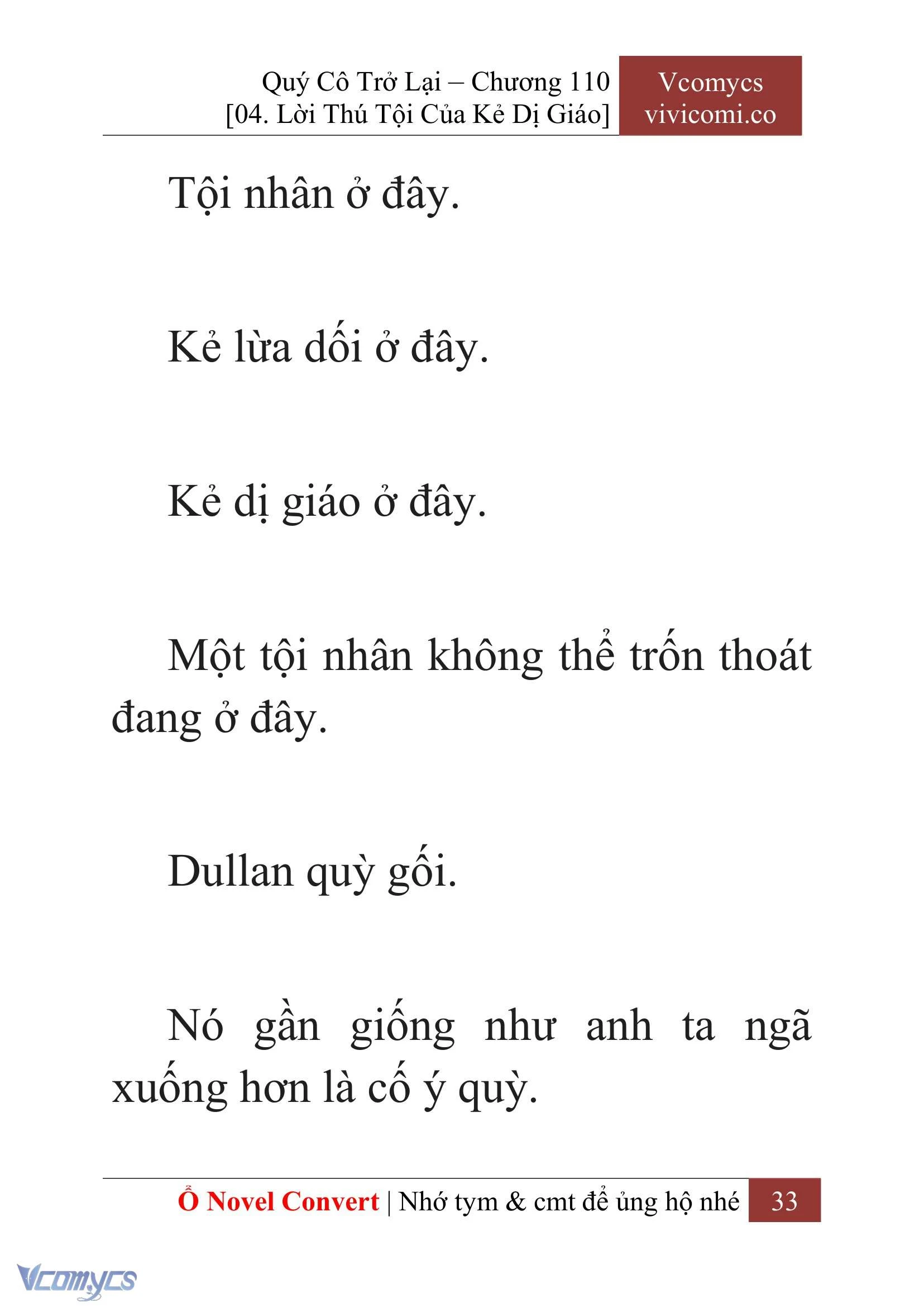 [Novel] Quý Cô Trở Lại Chapter  110 - 35