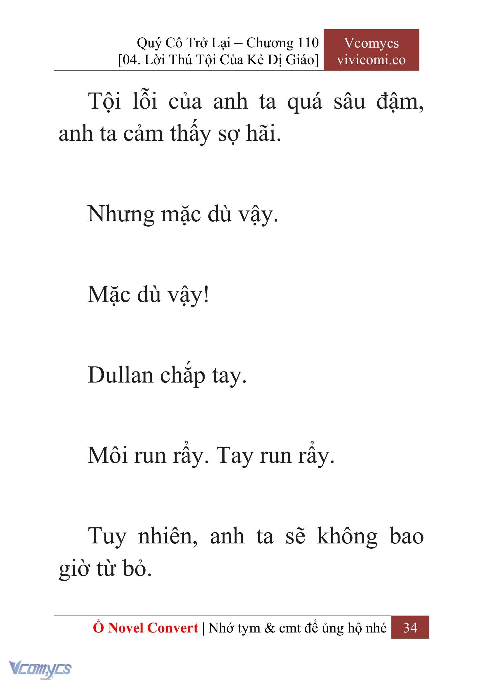 [Novel] Quý Cô Trở Lại Chapter  110 - 36