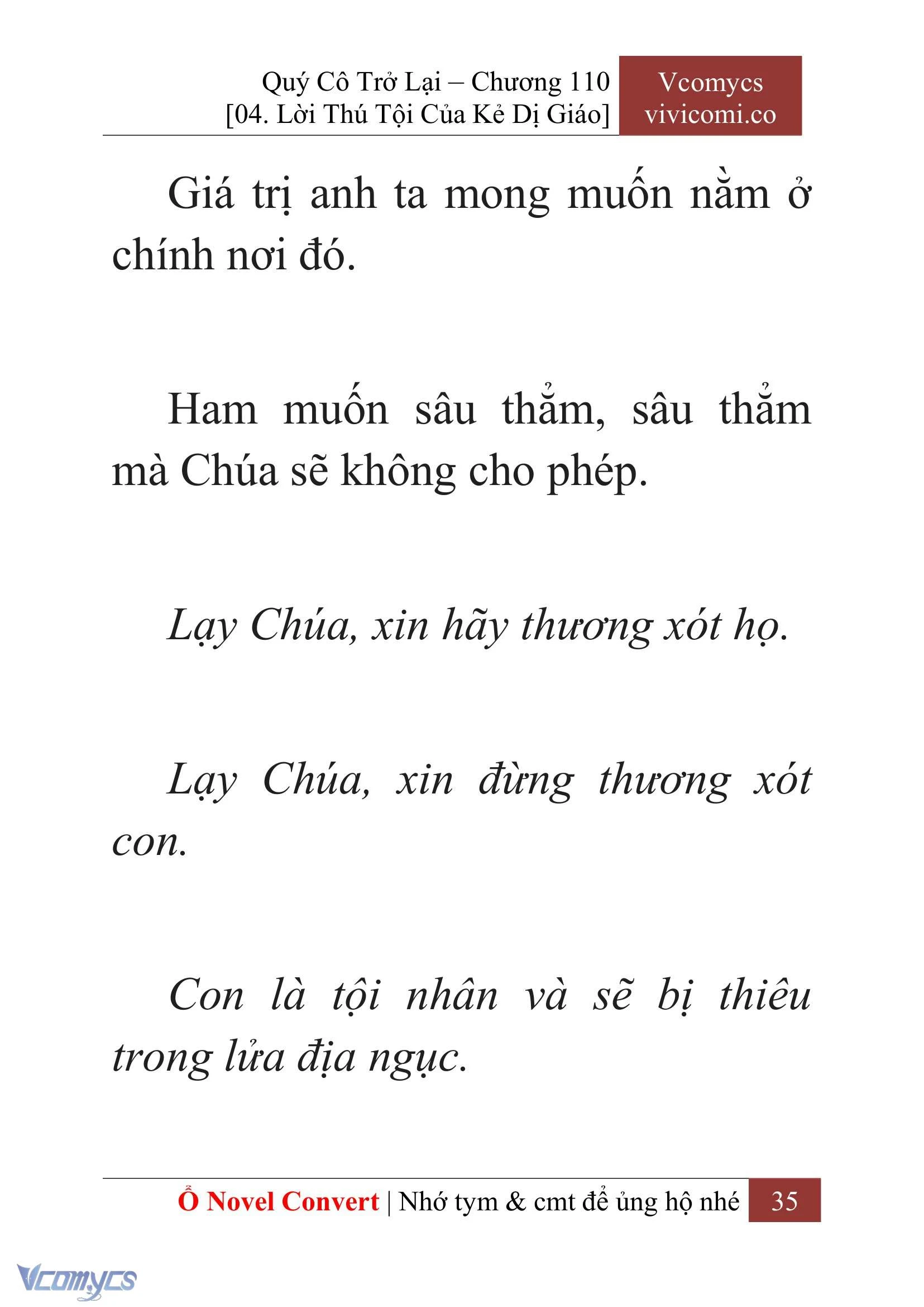 [Novel] Quý Cô Trở Lại Chapter  110 - 37