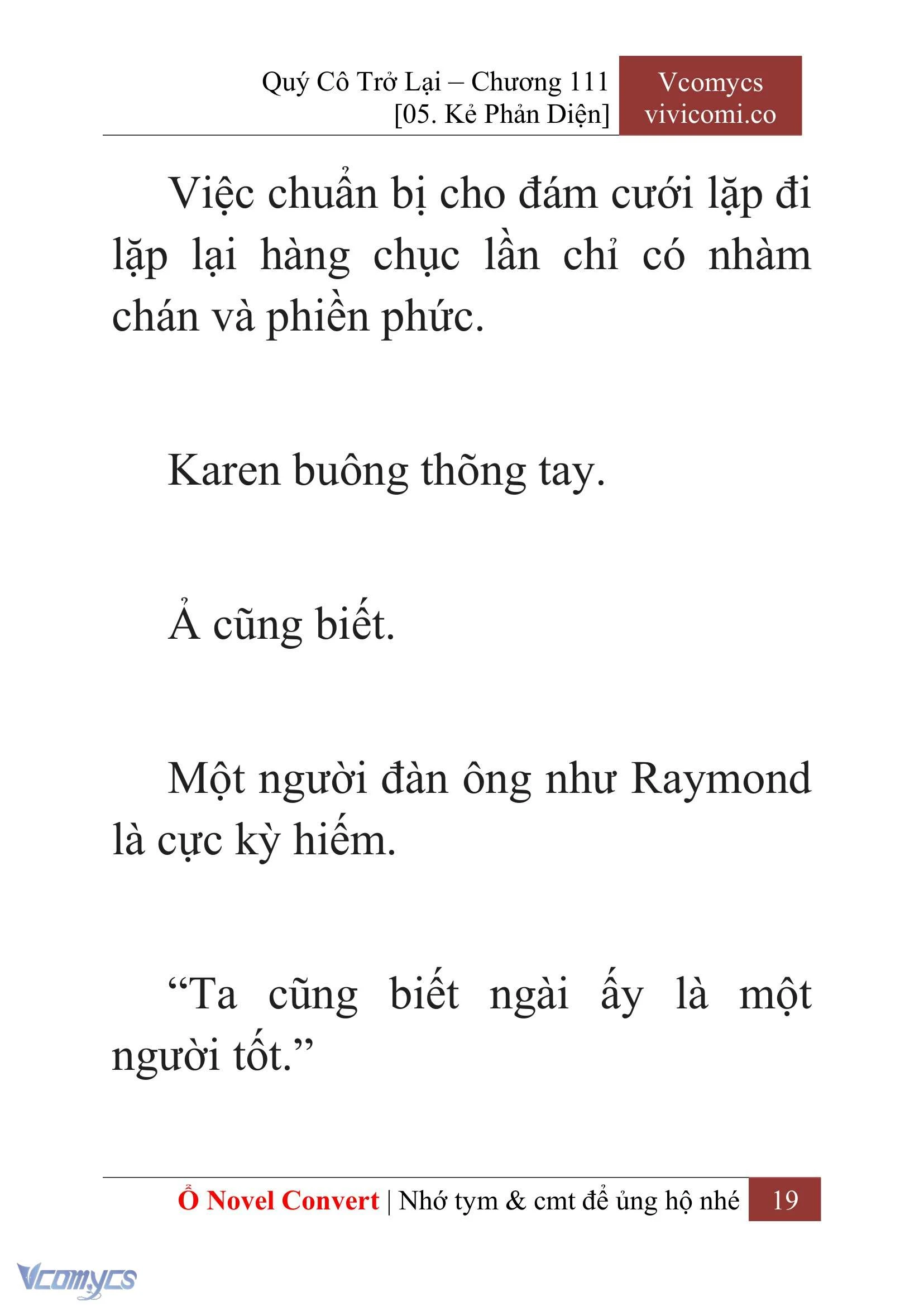[Novel] Quý Cô Trở Lại Chapter  111 - 21