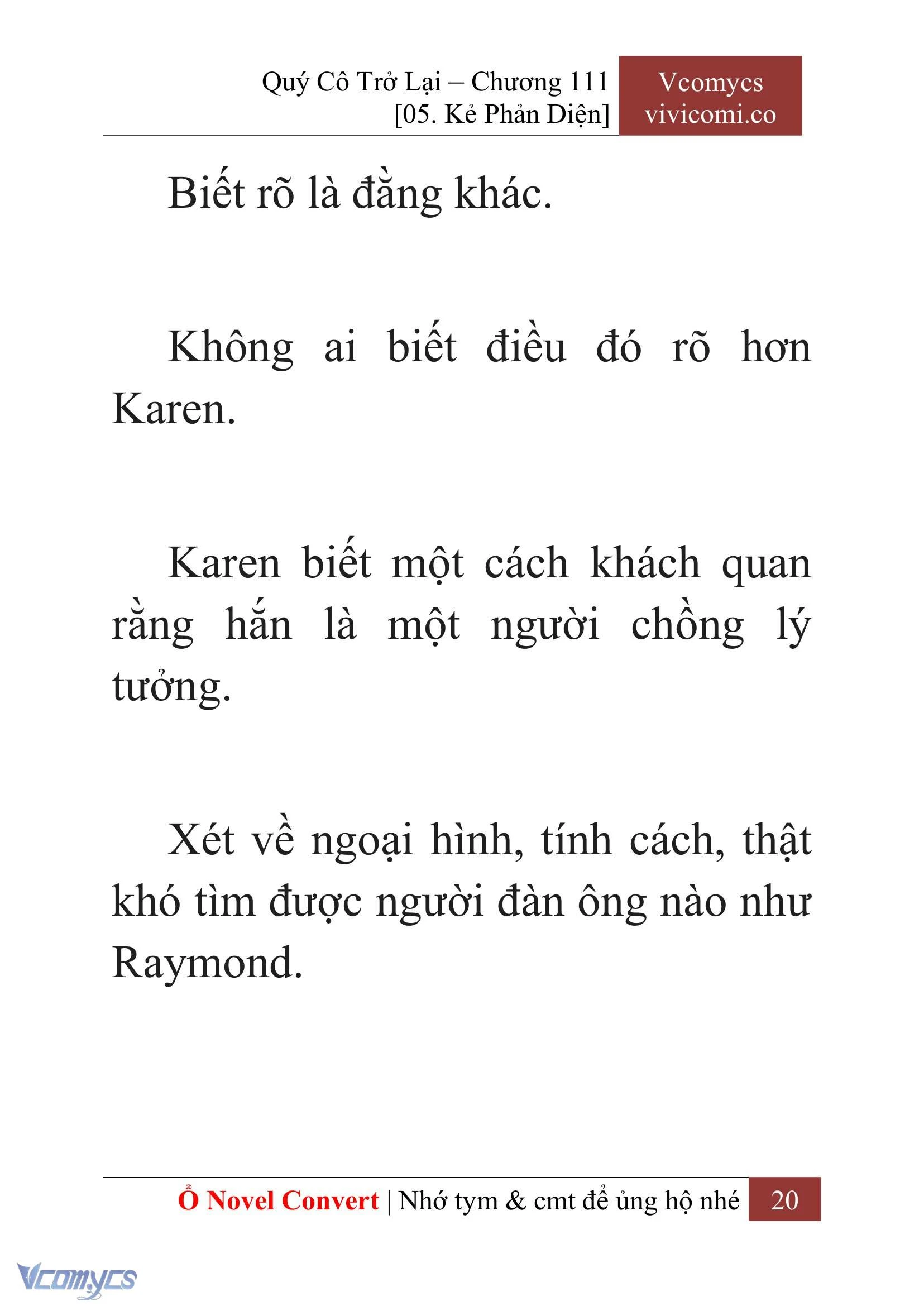 [Novel] Quý Cô Trở Lại Chapter  111 - 22