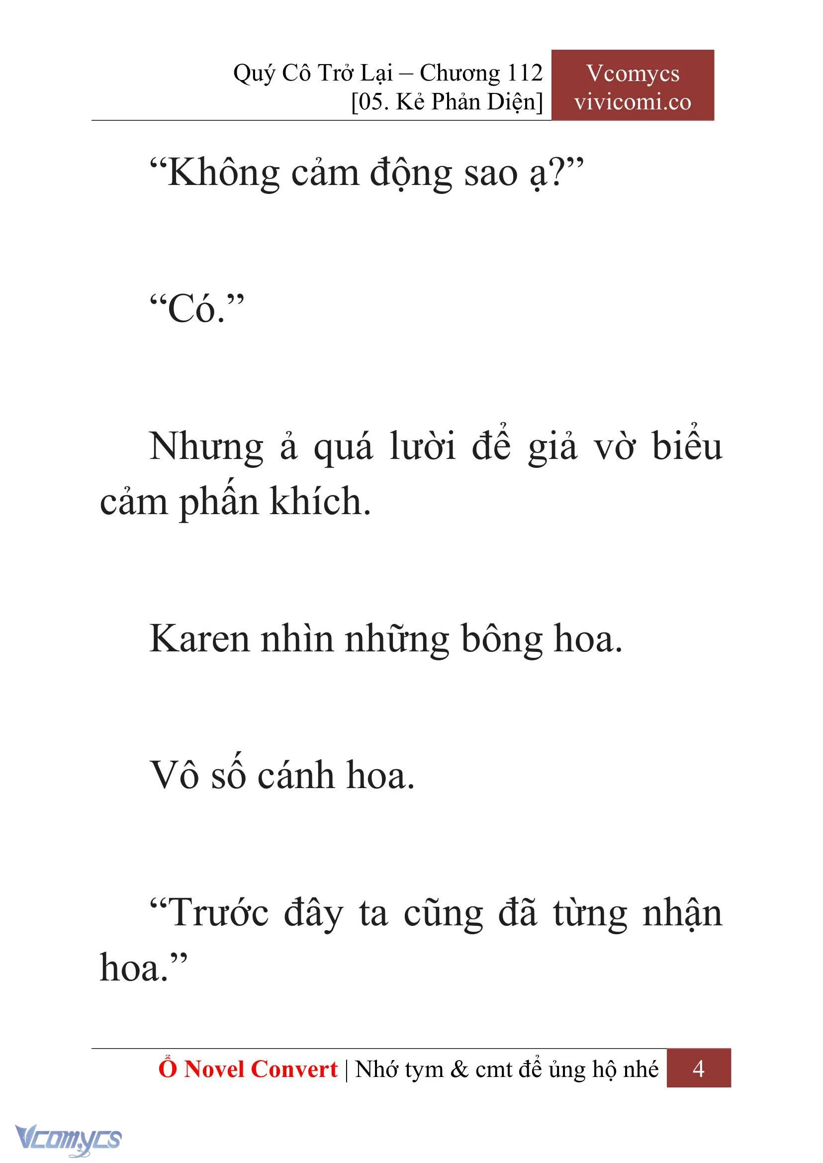 [Novel] Quý Cô Trở Lại Chapter  112 - 6
