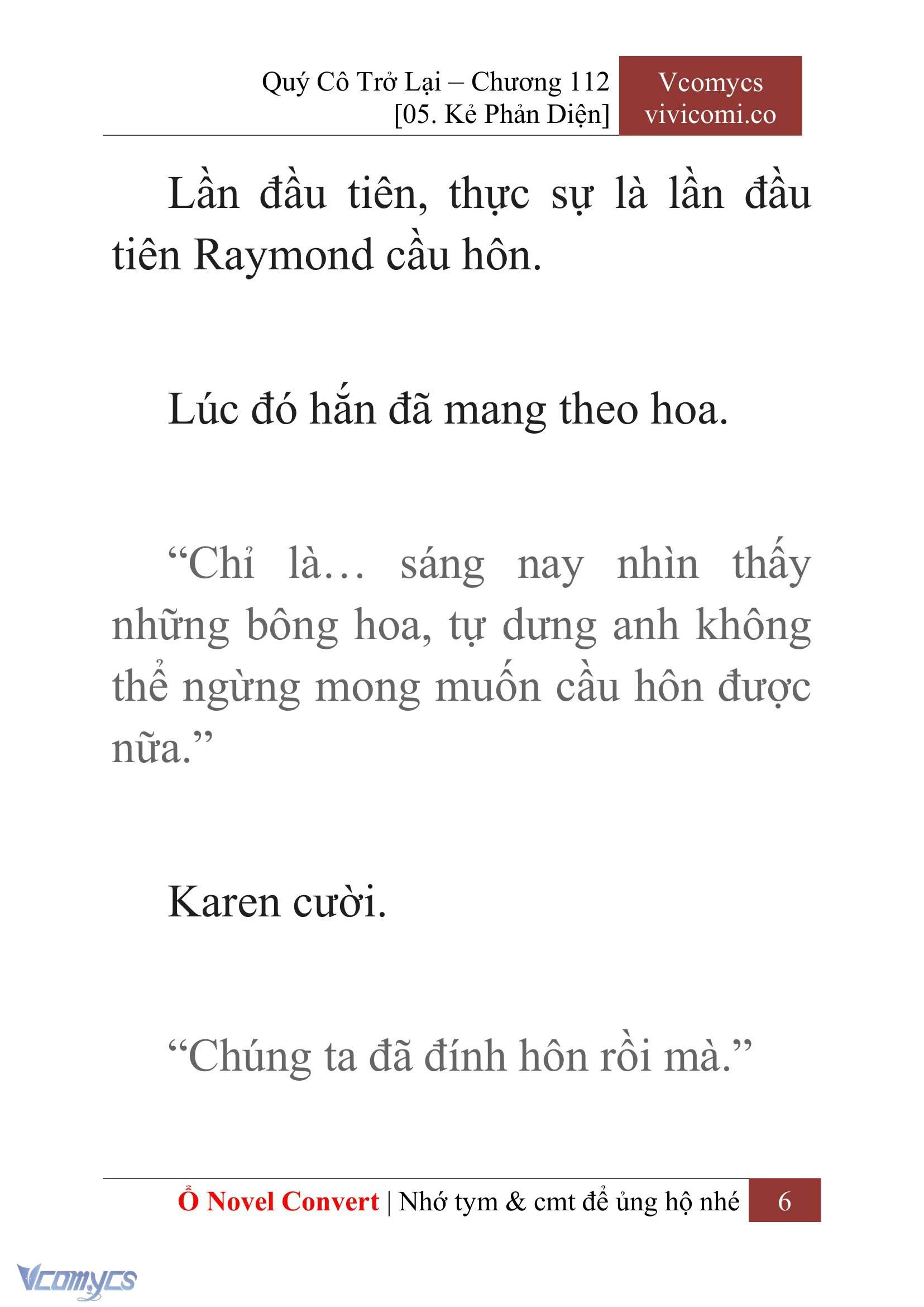 [Novel] Quý Cô Trở Lại Chapter  112 - 8