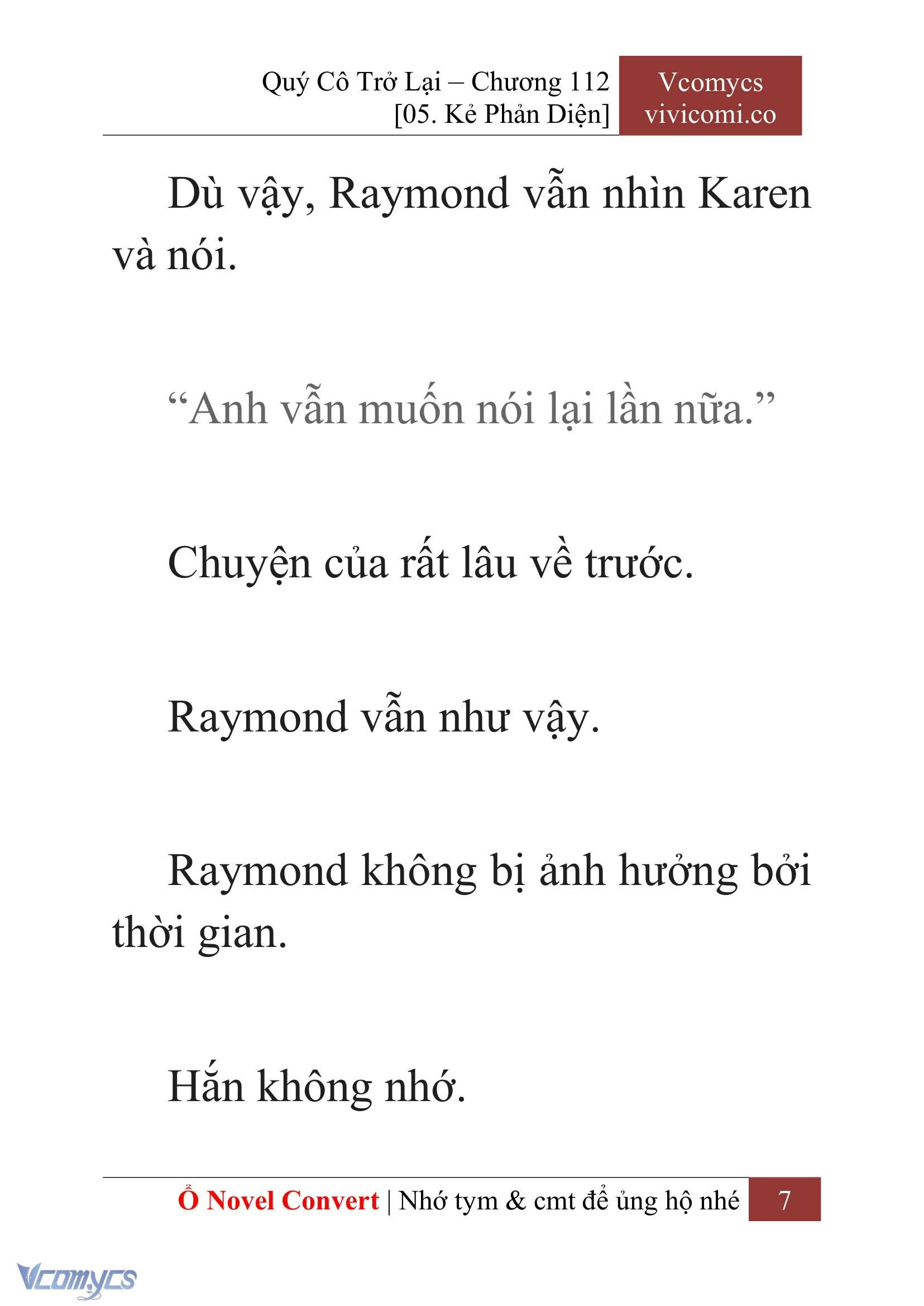 [Novel] Quý Cô Trở Lại Chapter  112 - 9