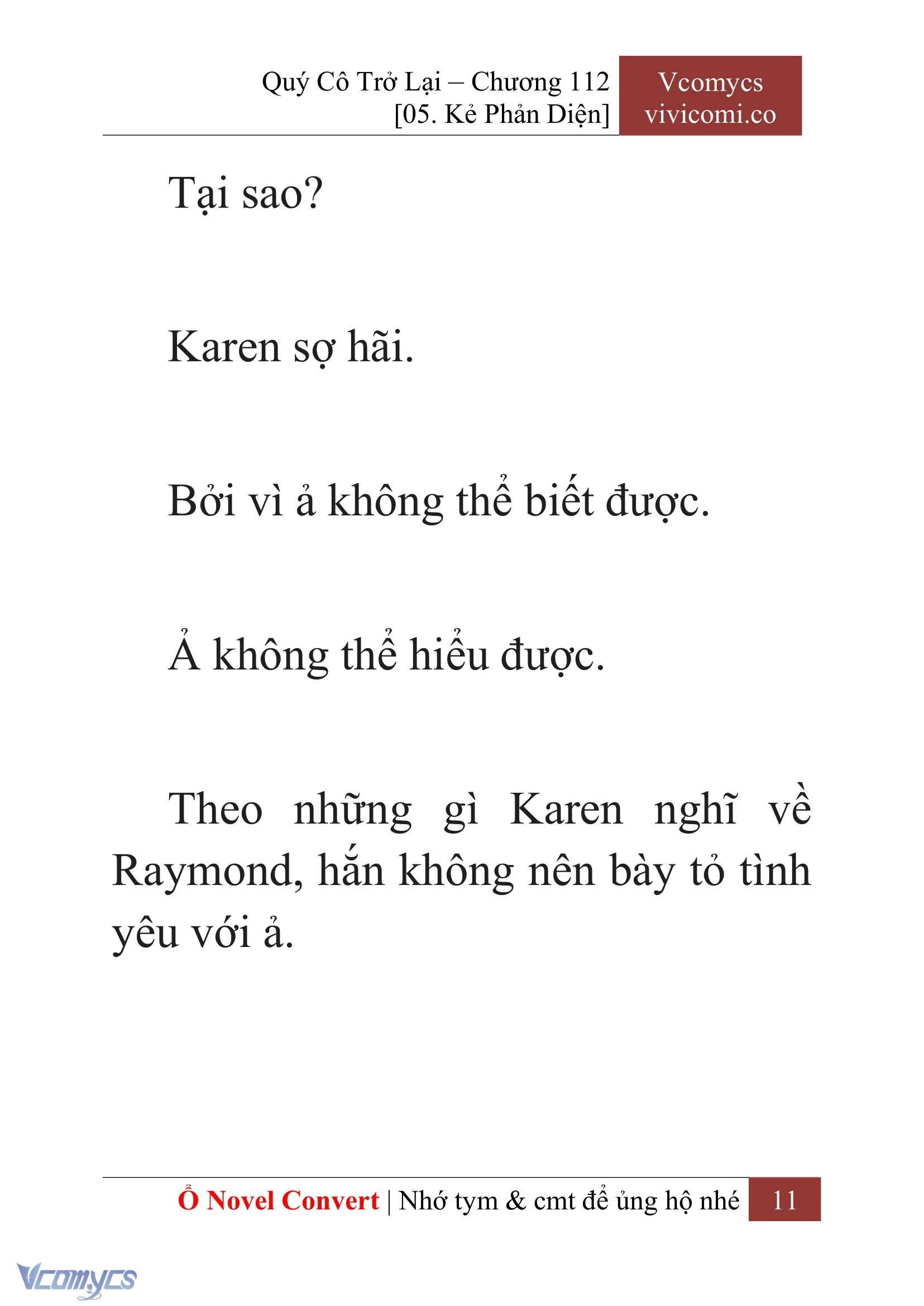 [Novel] Quý Cô Trở Lại Chapter  112 - 13