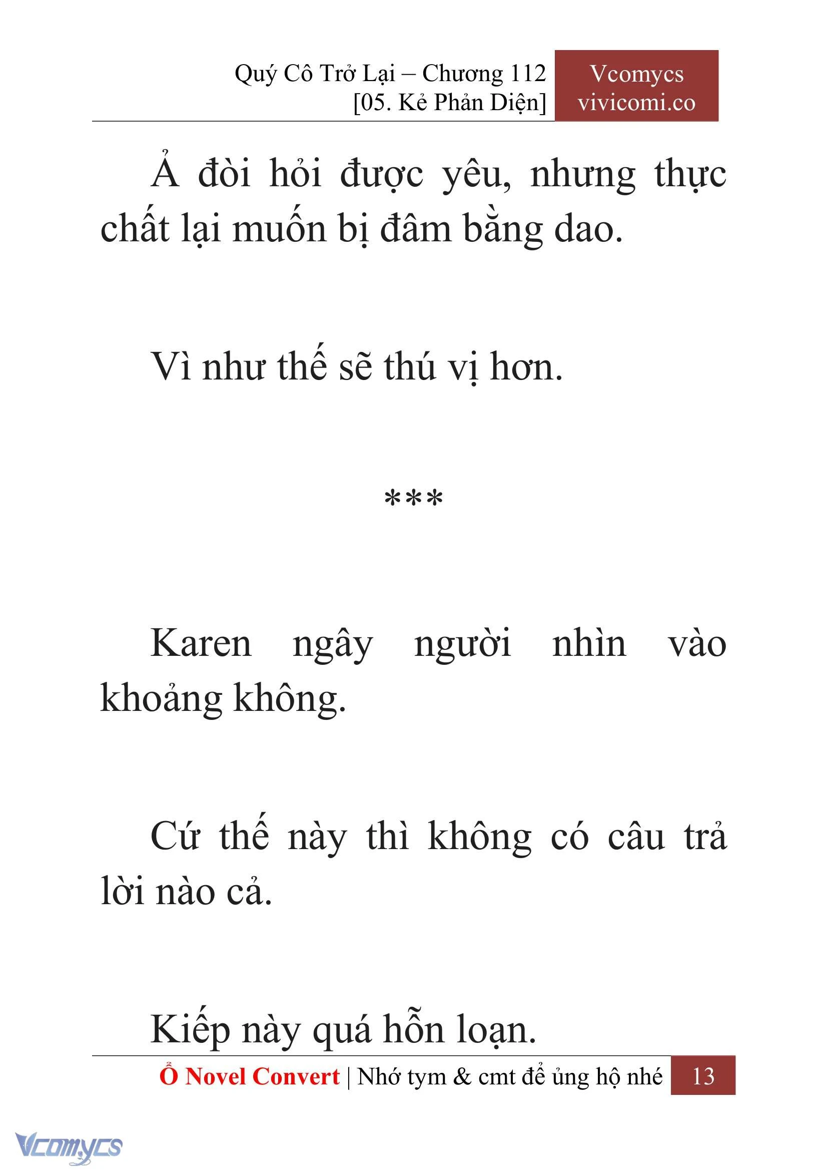[Novel] Quý Cô Trở Lại Chapter  112 - 15