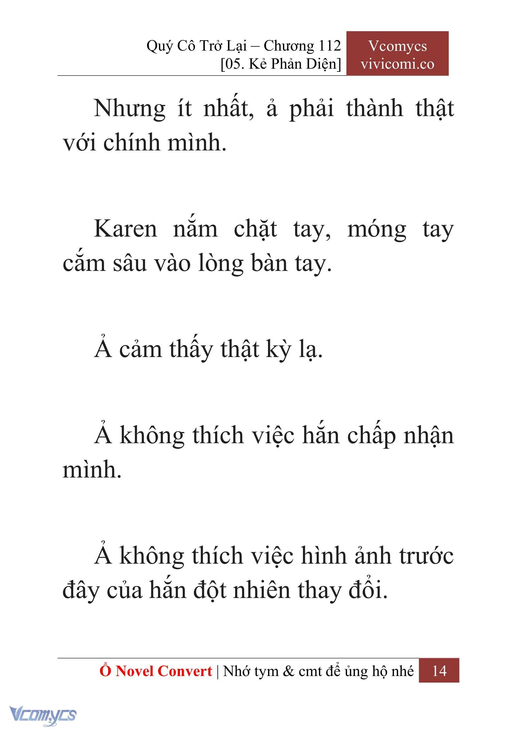 [Novel] Quý Cô Trở Lại Chapter  112 - 16