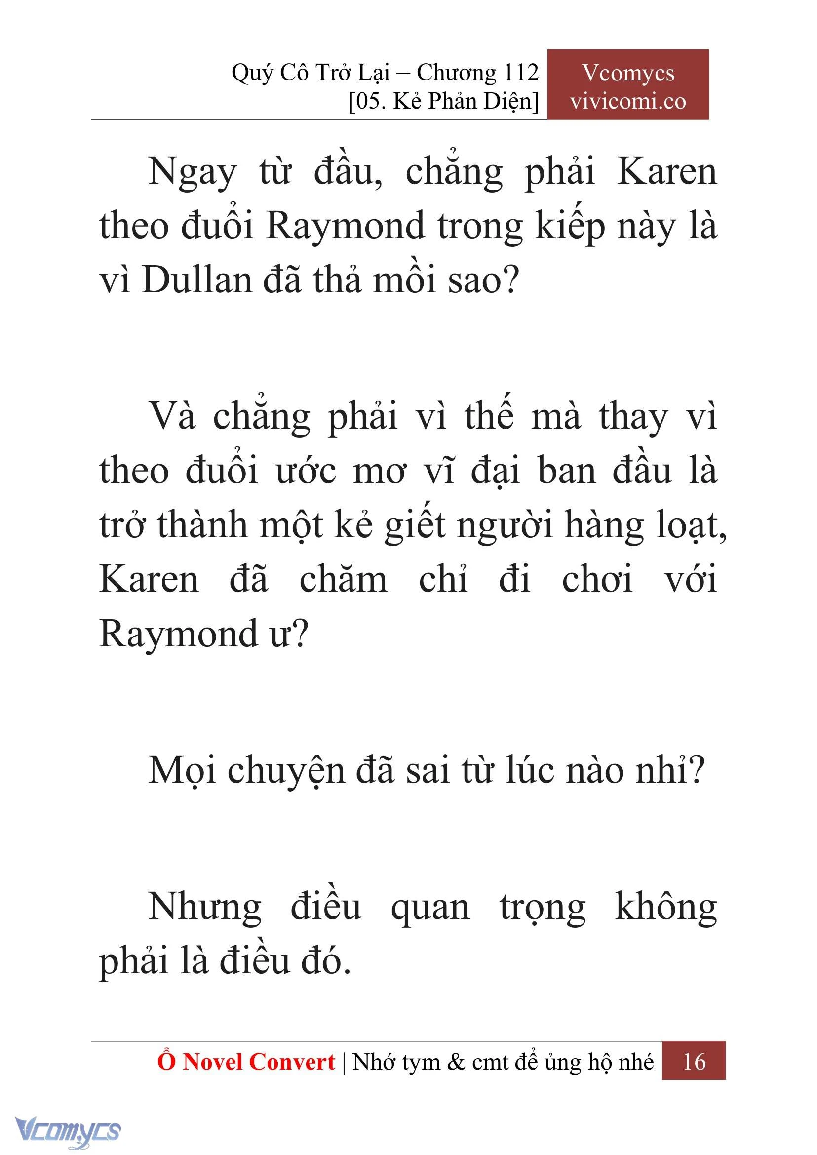 [Novel] Quý Cô Trở Lại Chapter  112 - 18