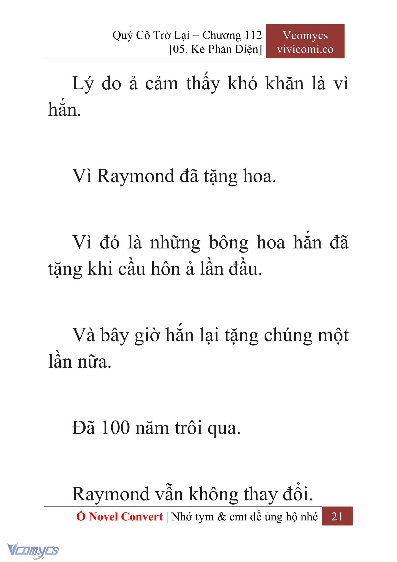 [Novel] Quý Cô Trở Lại Chapter  112 - 23