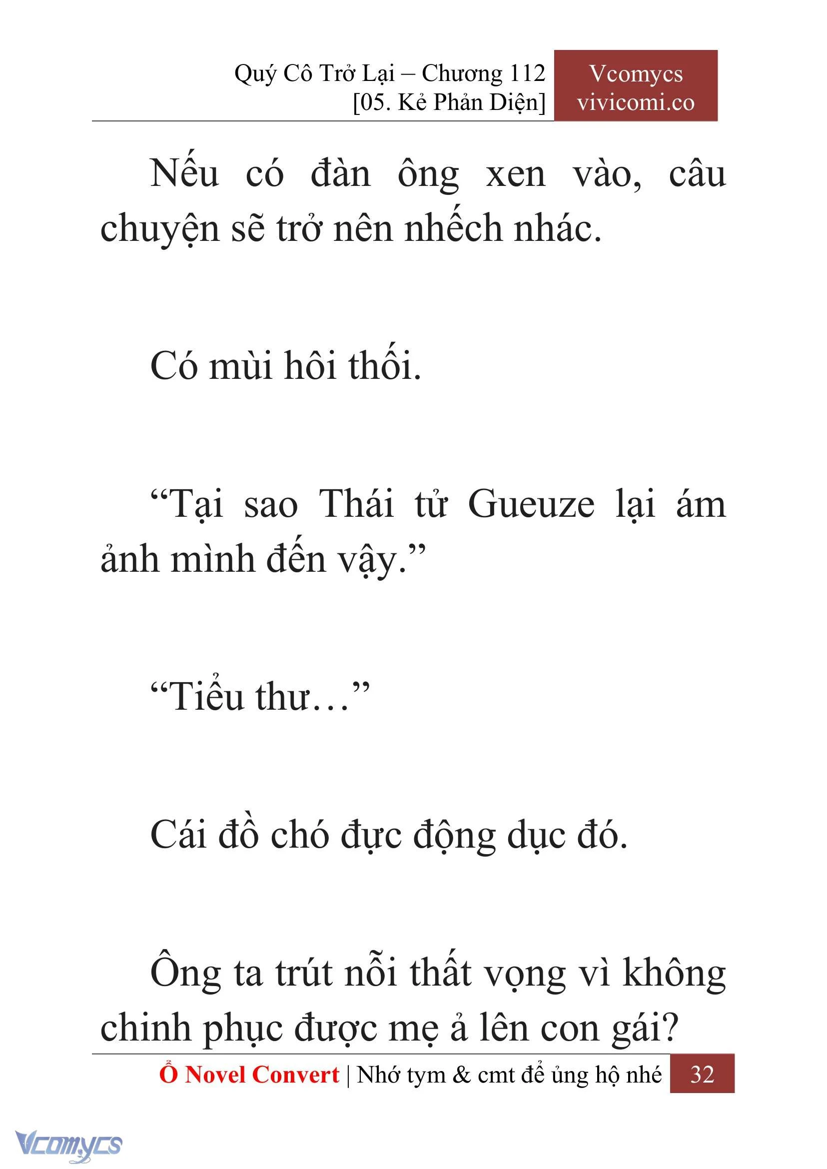 [Novel] Quý Cô Trở Lại Chapter  112 - 34