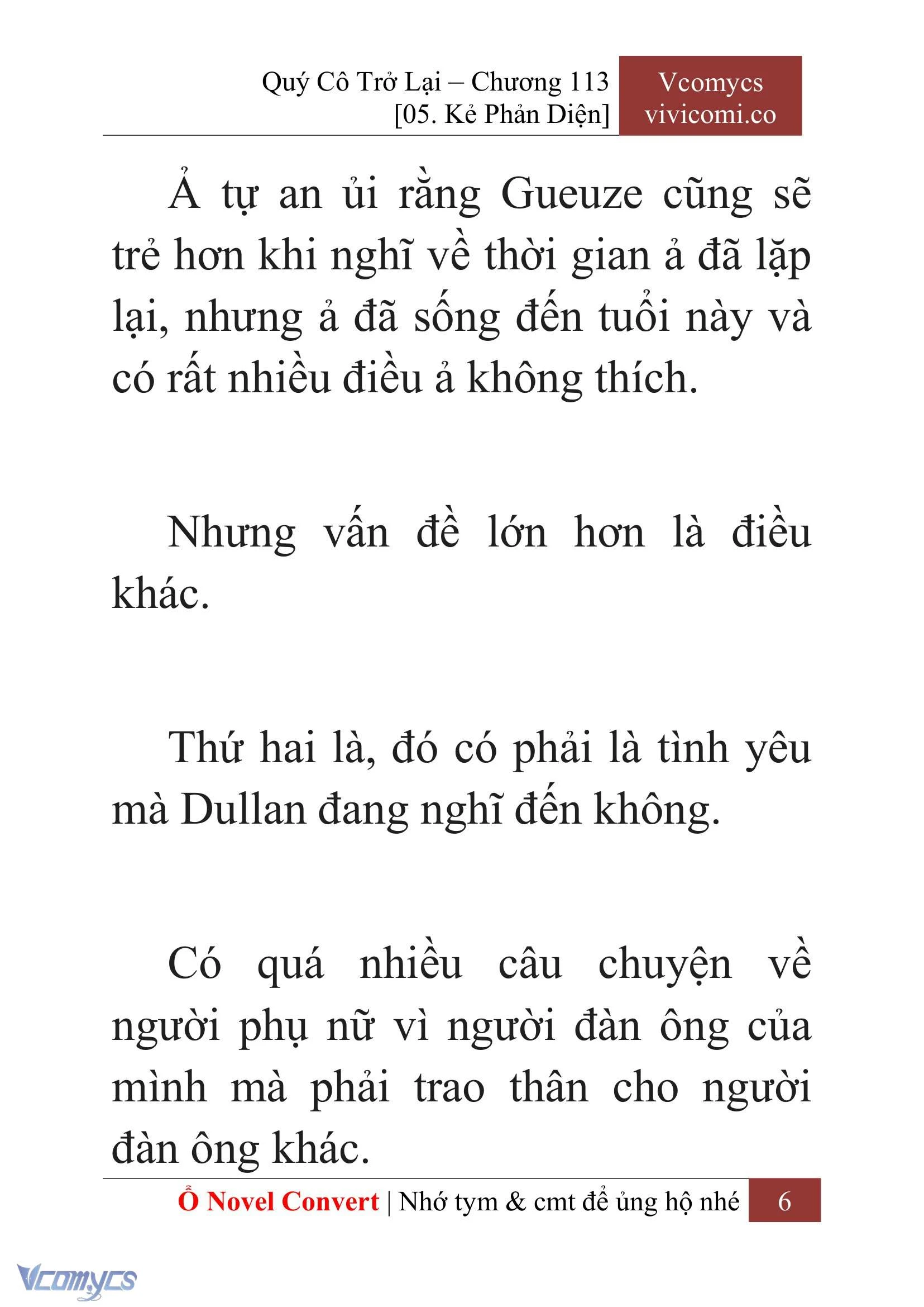 [Novel] Quý Cô Trở Lại Chapter  113 - 8