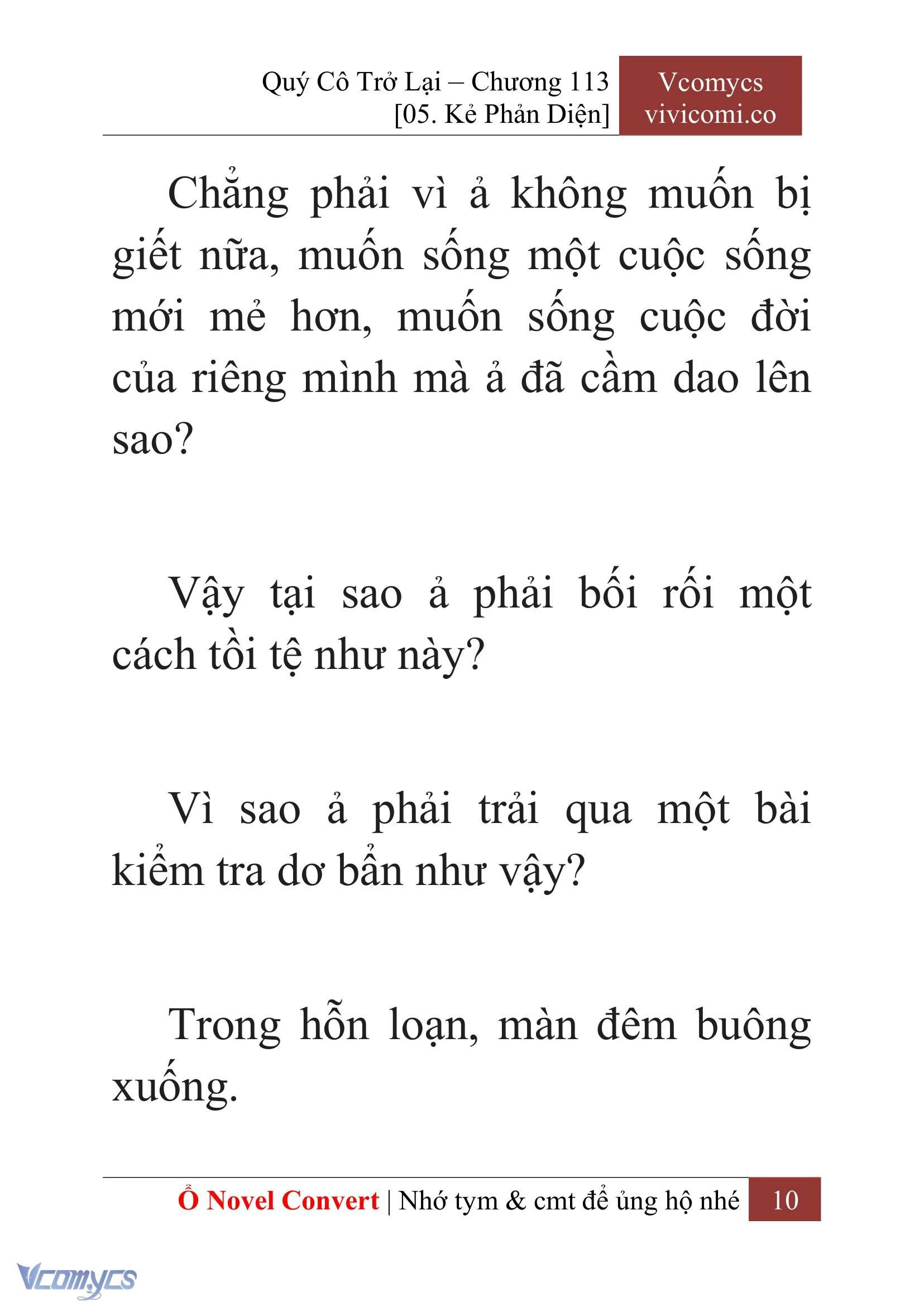 [Novel] Quý Cô Trở Lại Chapter  113 - 12