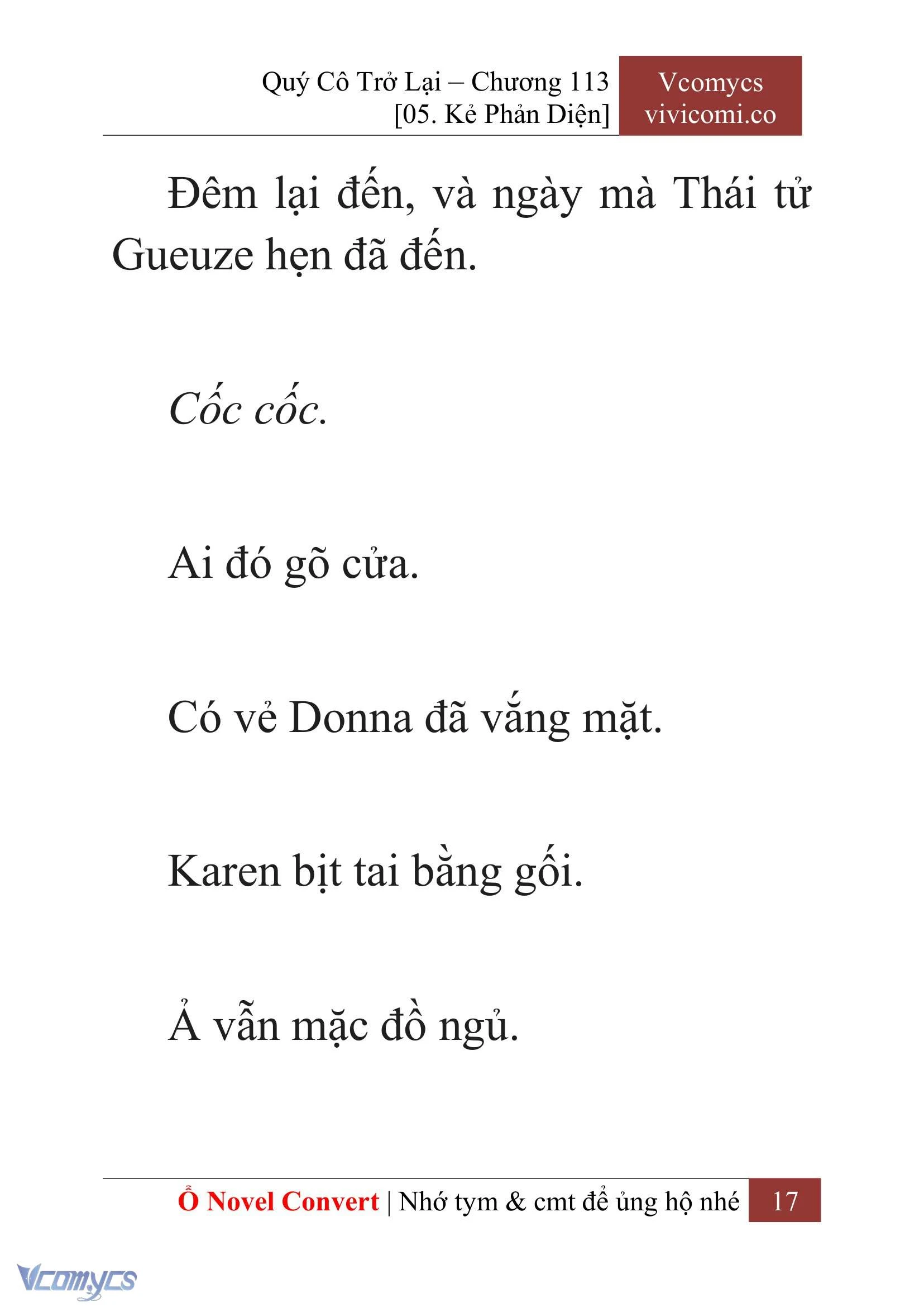 [Novel] Quý Cô Trở Lại Chapter  113 - 19