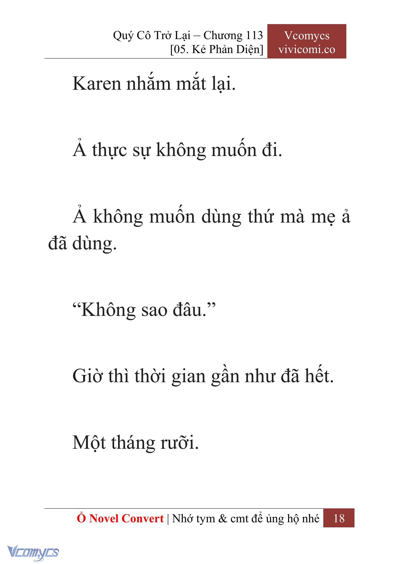 [Novel] Quý Cô Trở Lại Chapter  113 - 20
