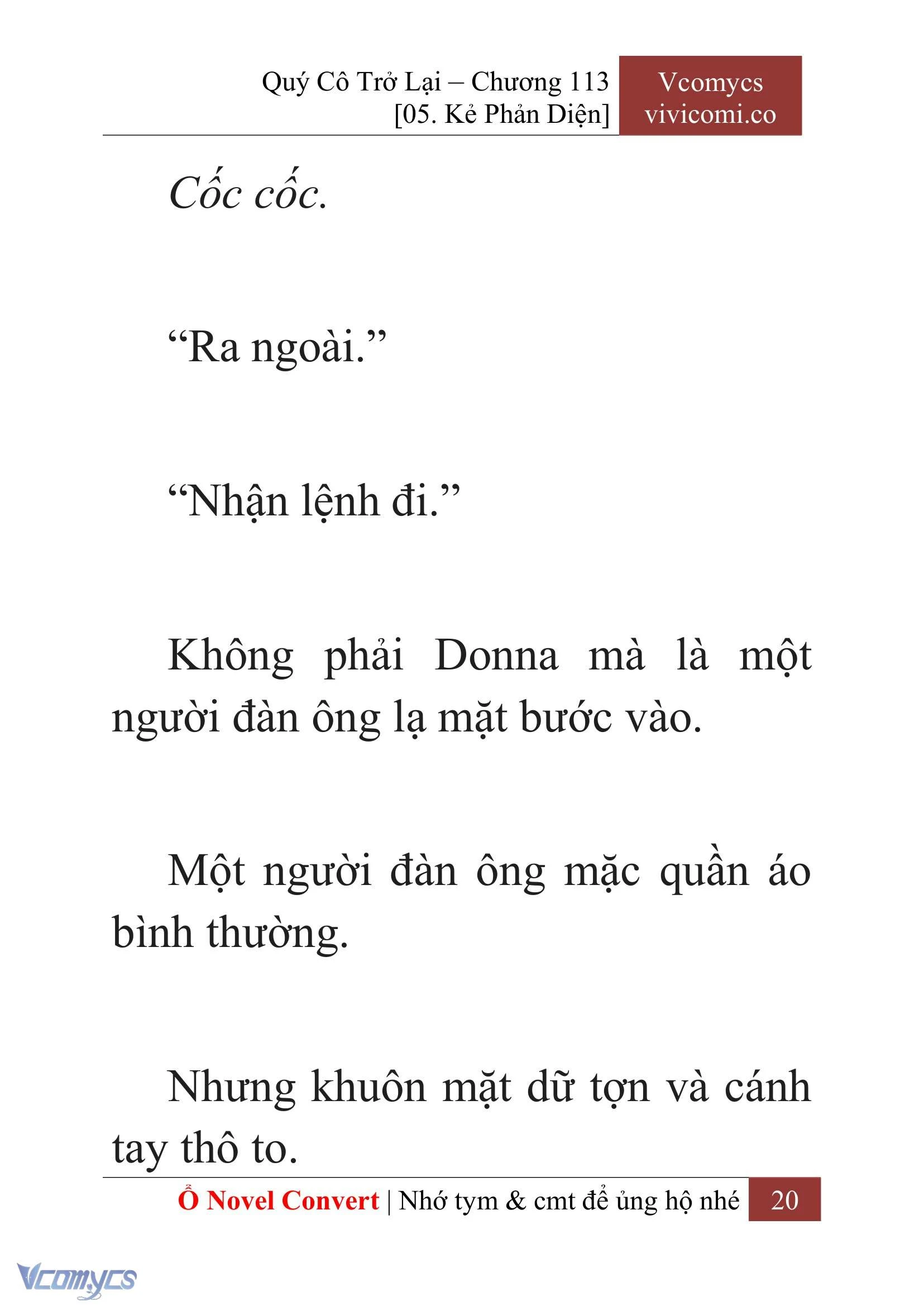 [Novel] Quý Cô Trở Lại Chapter  113 - 22