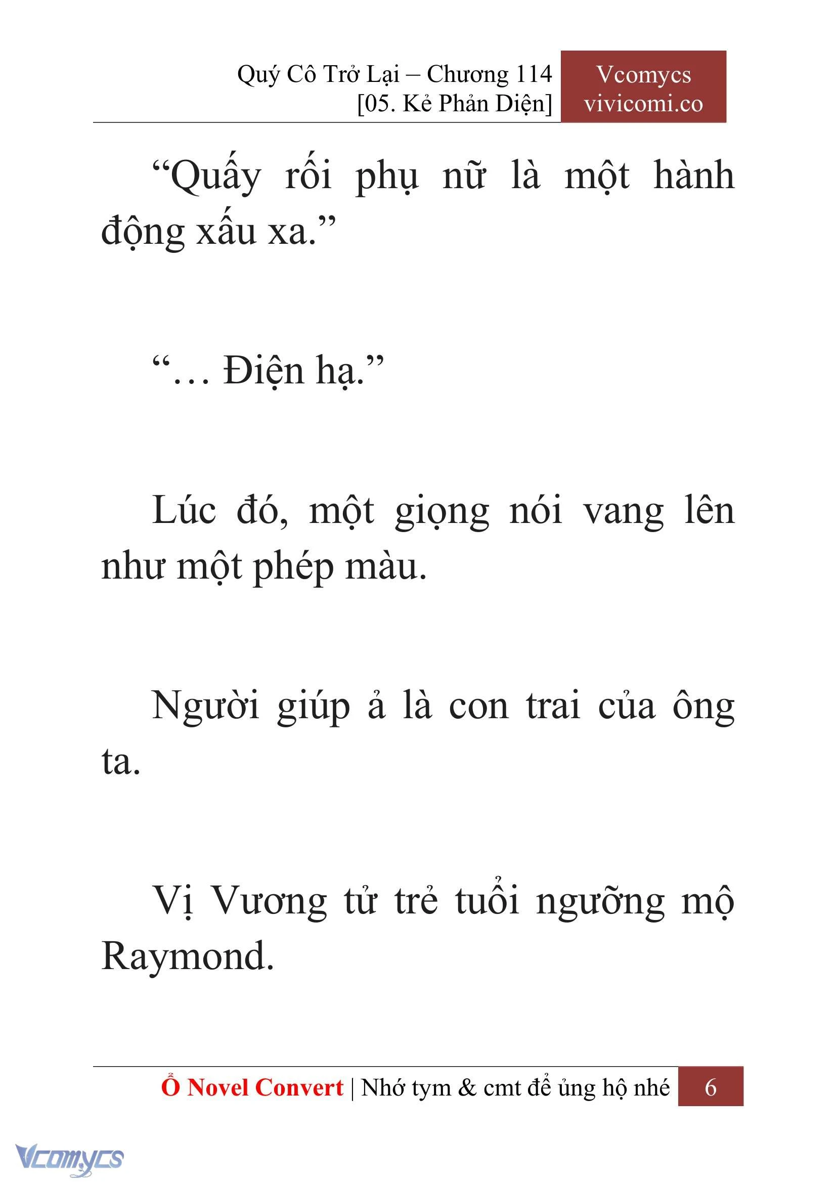 [Novel] Quý Cô Trở Lại Chapter  114 - 8