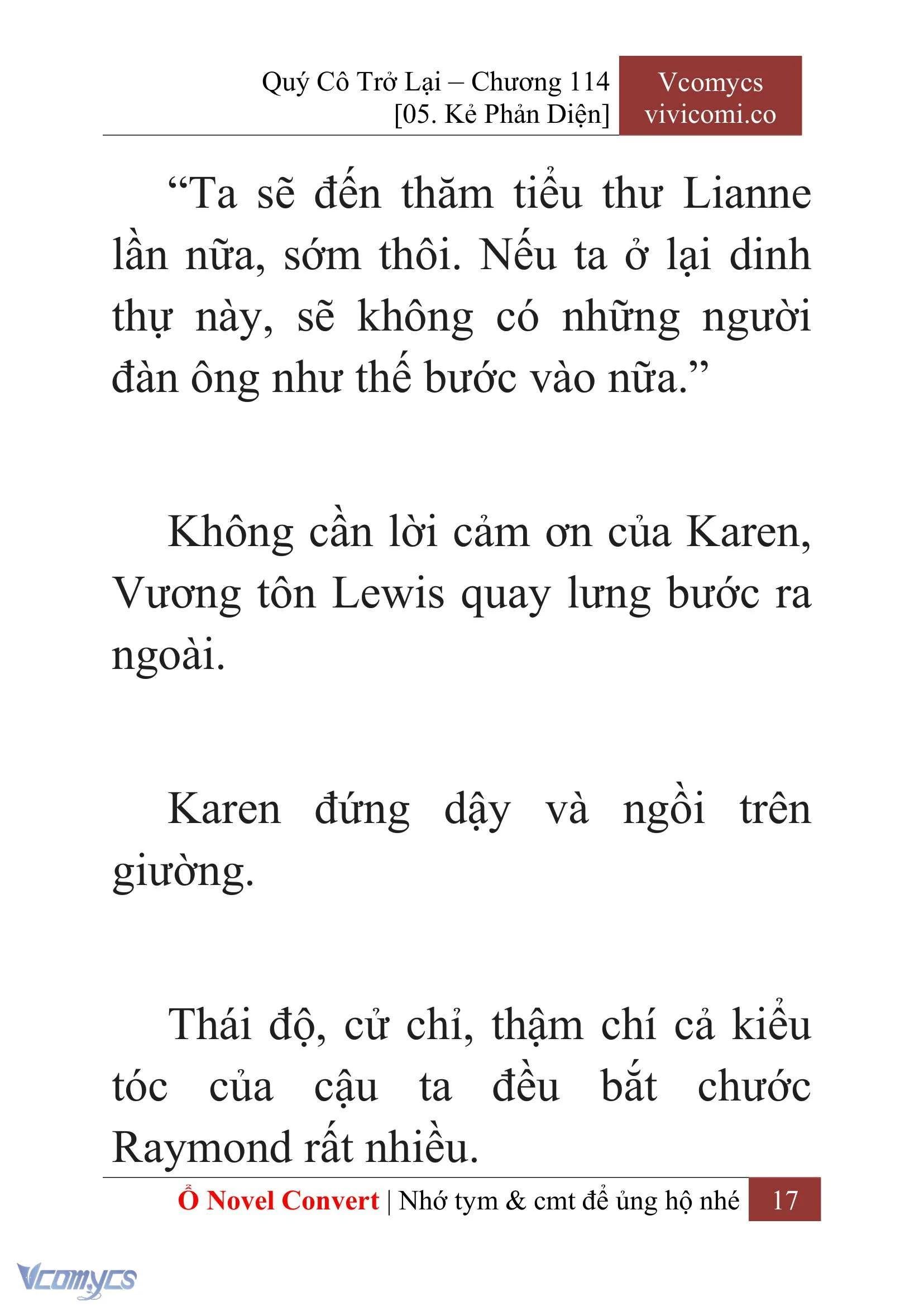 [Novel] Quý Cô Trở Lại Chapter  114 - 19