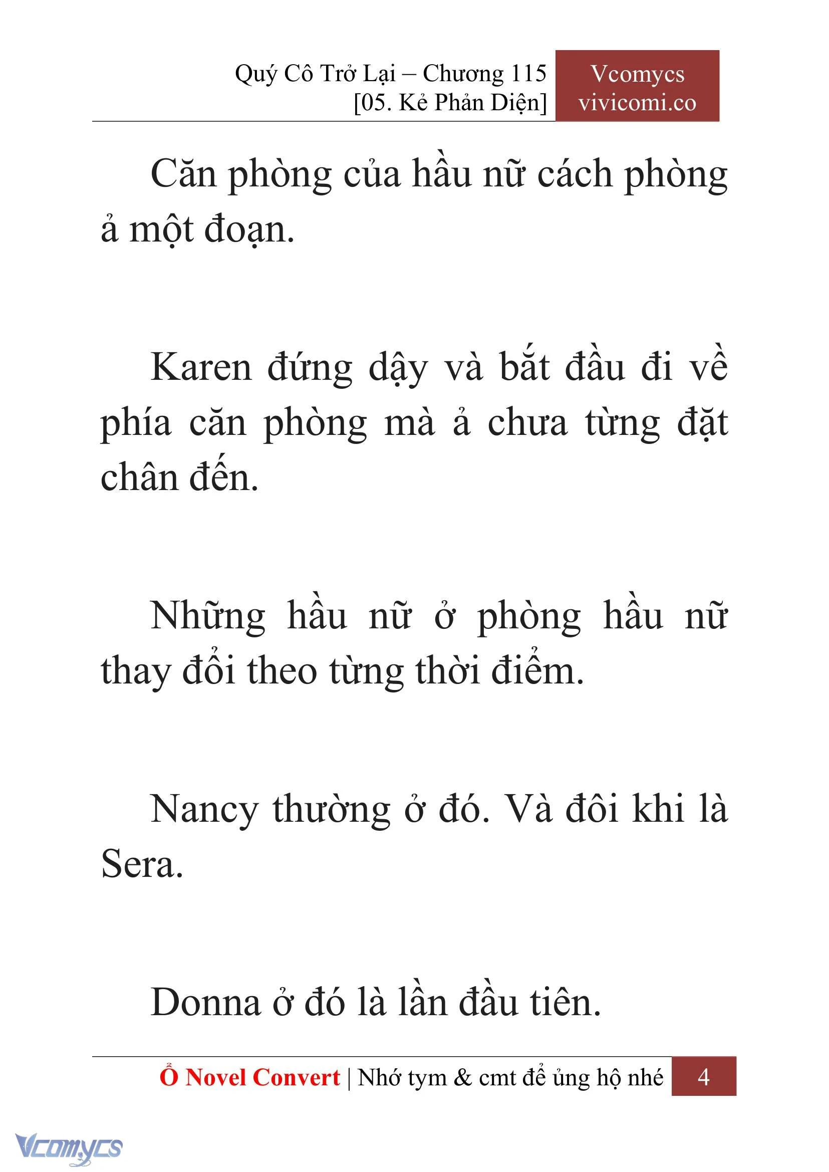 [Novel] Quý Cô Trở Lại Chapter  115 - 6