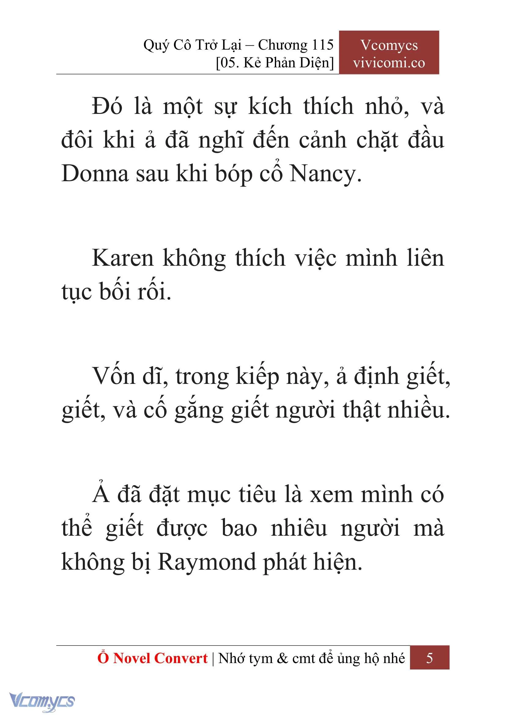 [Novel] Quý Cô Trở Lại Chapter  115 - 7
