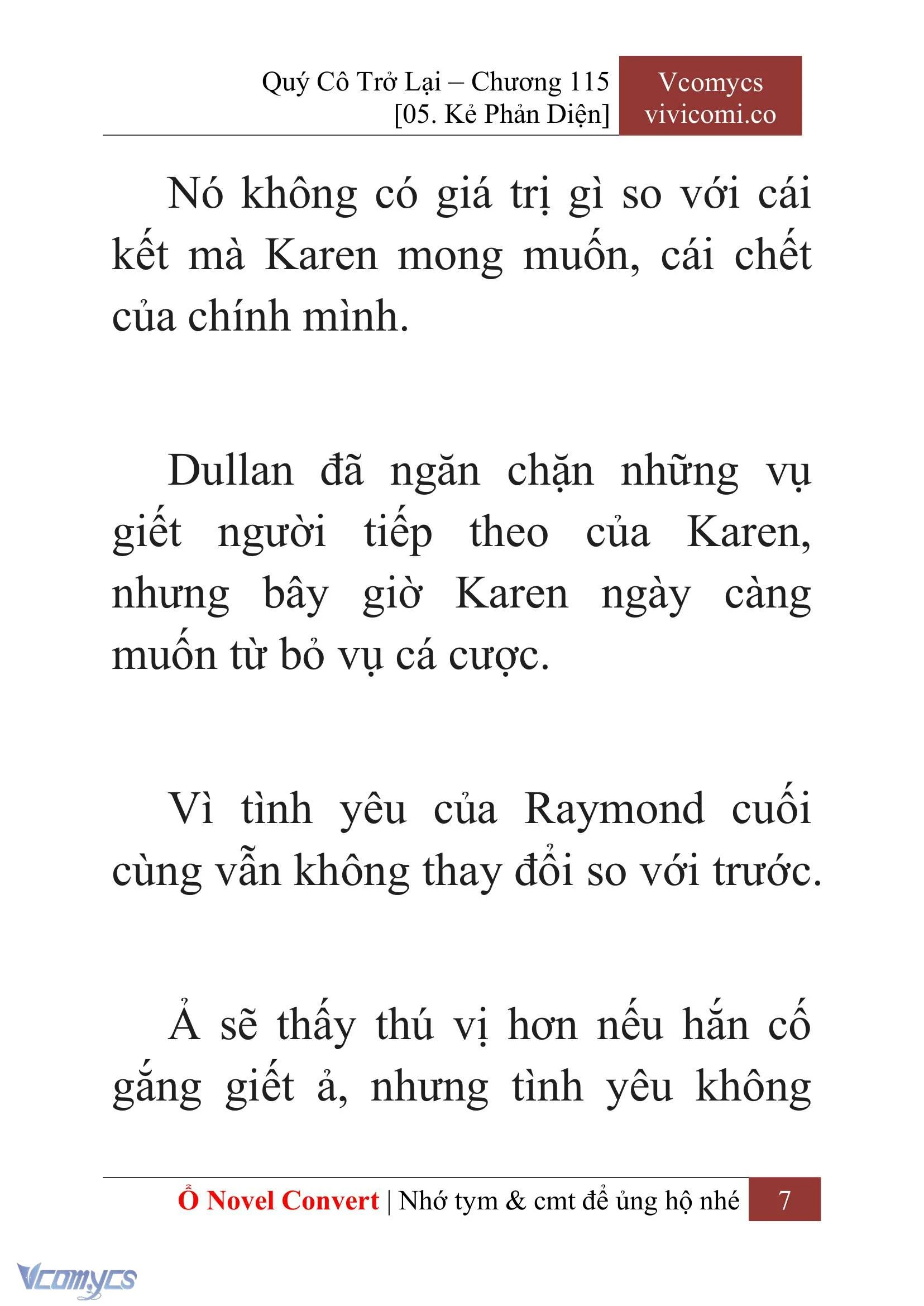 [Novel] Quý Cô Trở Lại Chapter  115 - 9