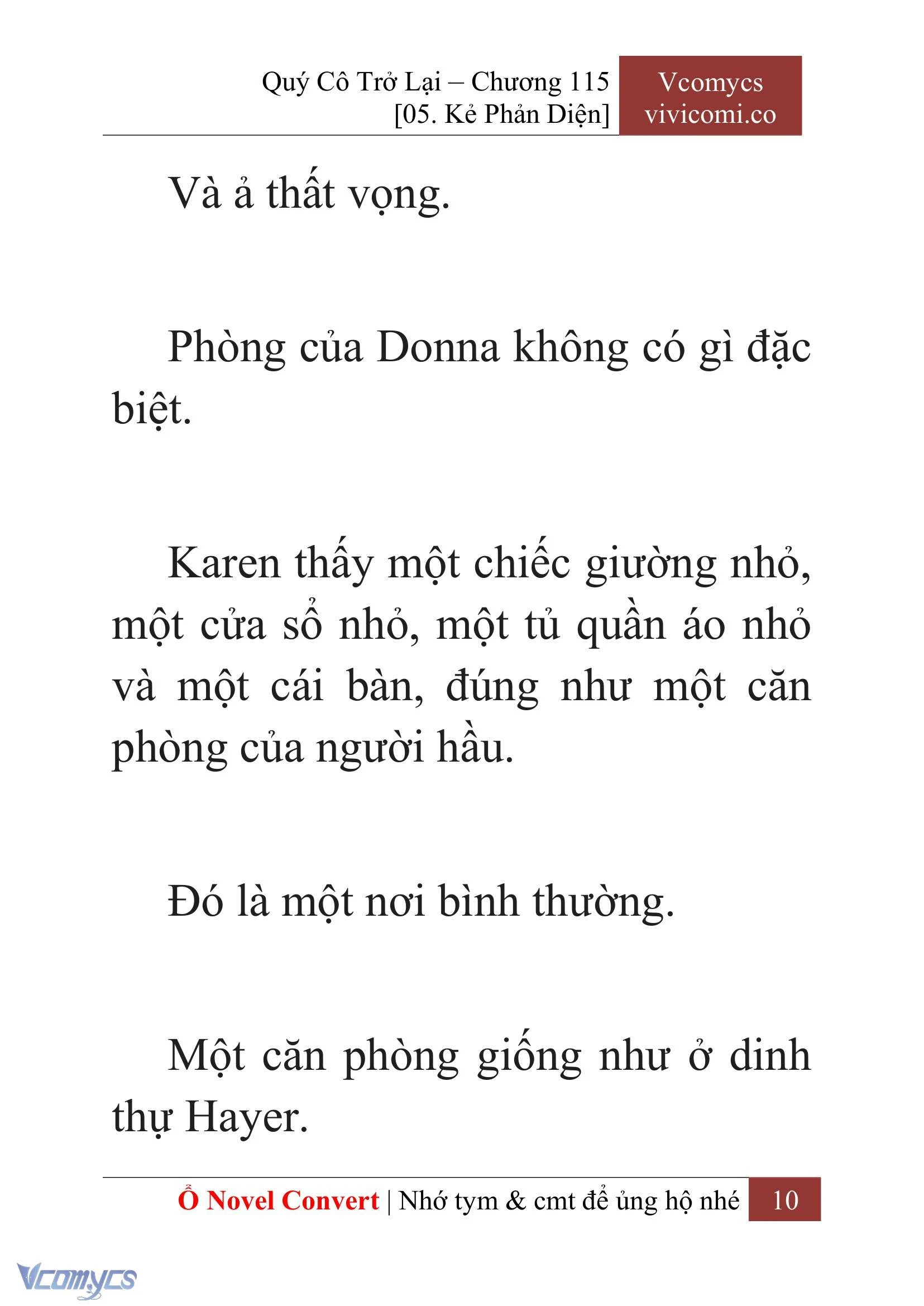 [Novel] Quý Cô Trở Lại Chapter  115 - 12