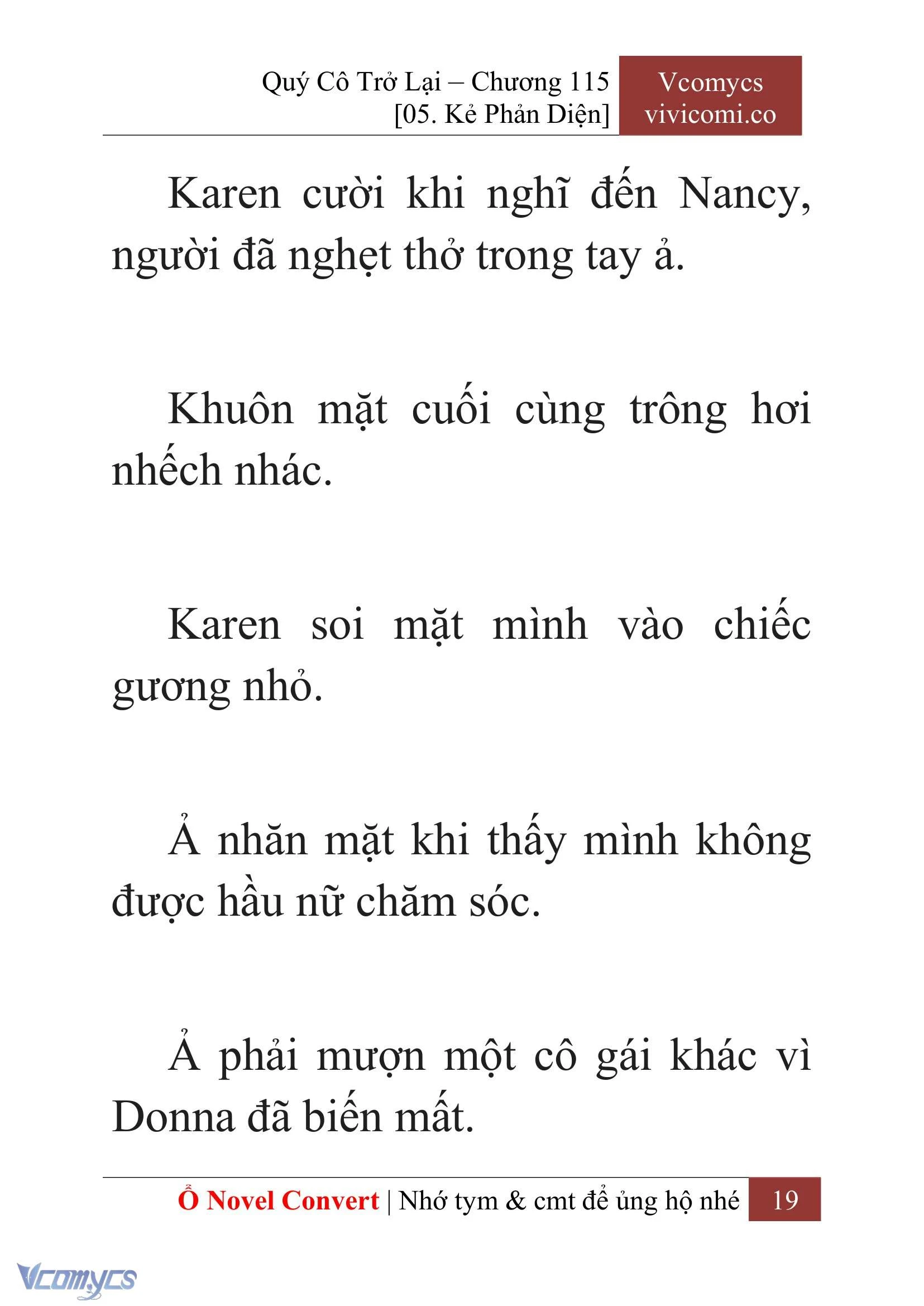 [Novel] Quý Cô Trở Lại Chapter  115 - 21