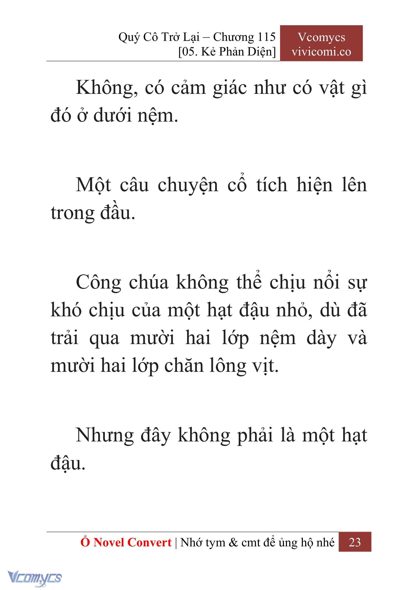 [Novel] Quý Cô Trở Lại Chapter  115 - 25