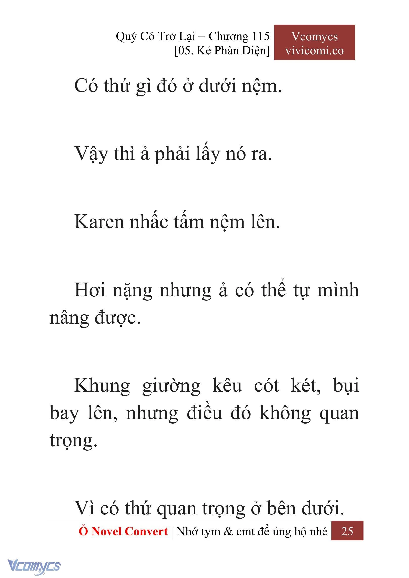 [Novel] Quý Cô Trở Lại Chapter  115 - 27