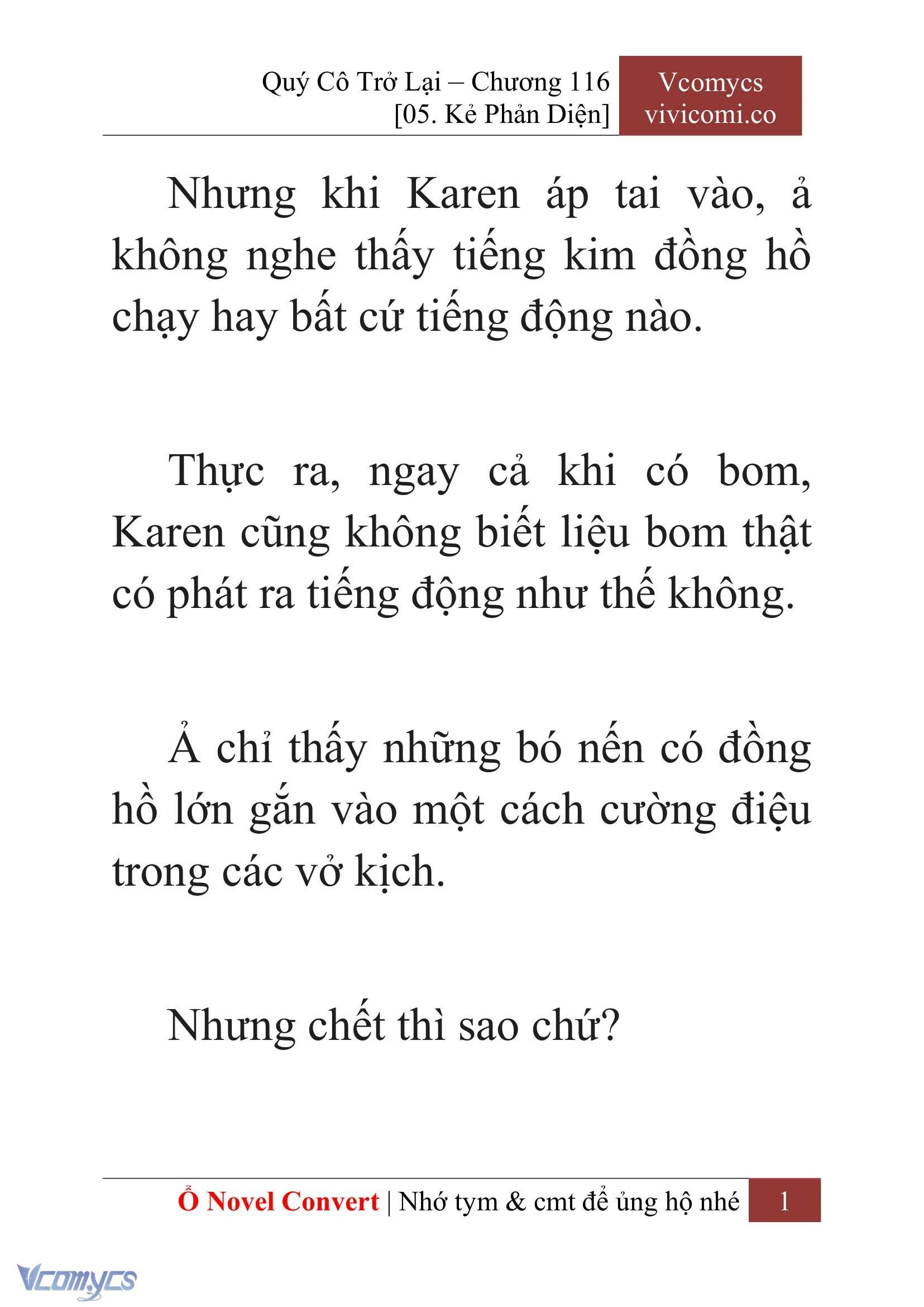 [Novel] Quý Cô Trở Lại Chapter  116 - 3