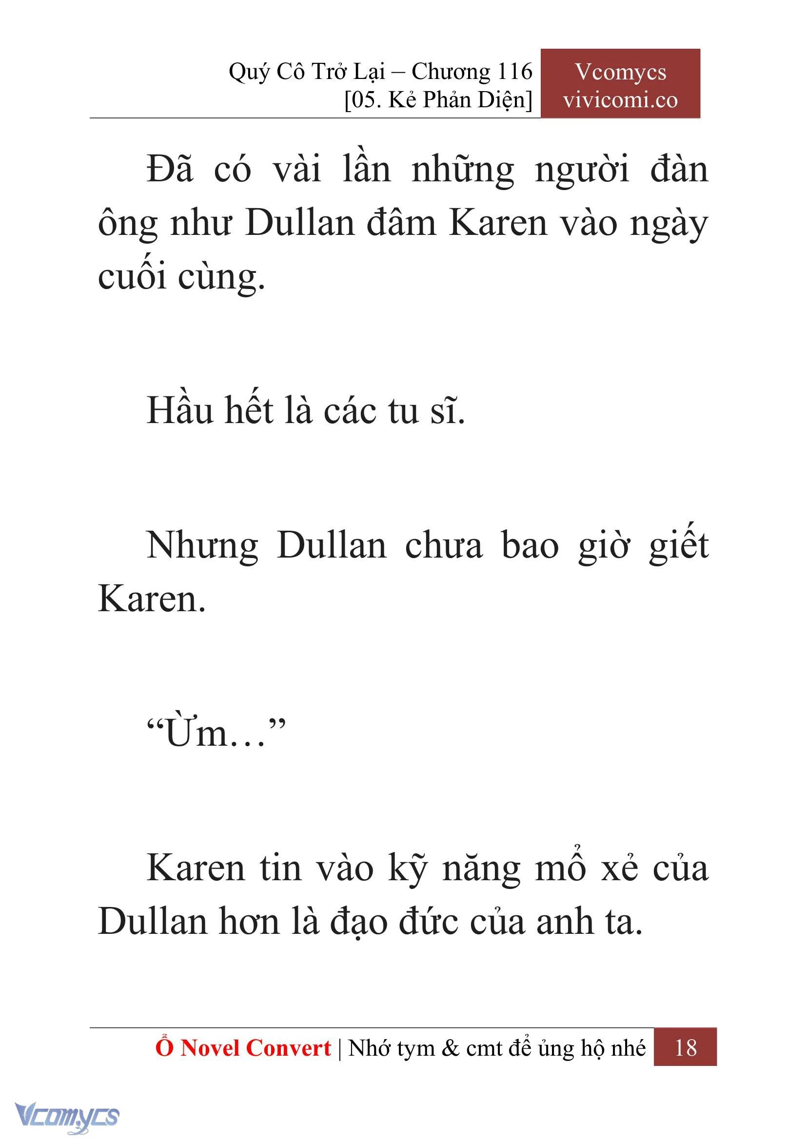 [Novel] Quý Cô Trở Lại Chapter  116 - 20