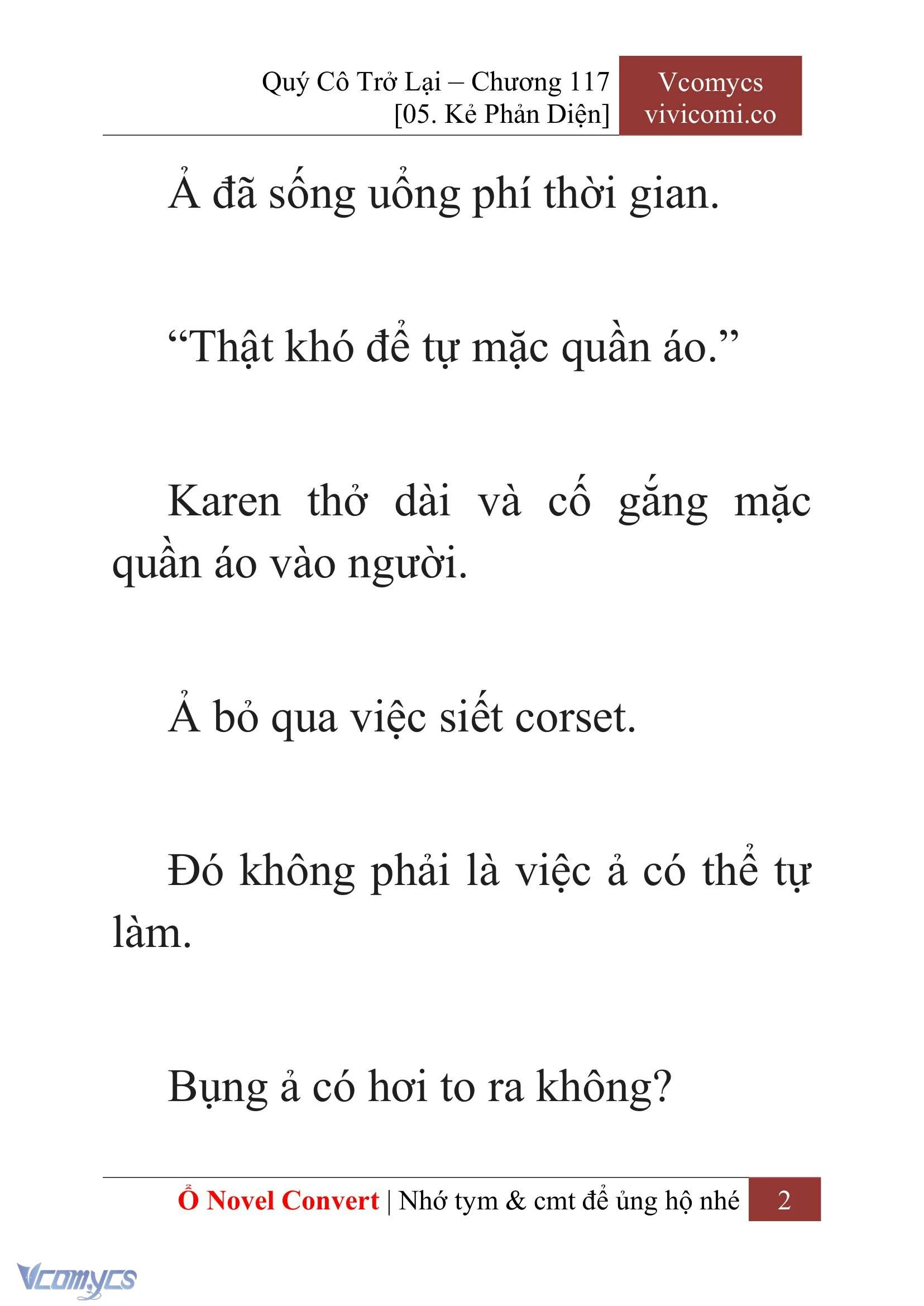 [Novel] Quý Cô Trở Lại Chapter  117 - 4