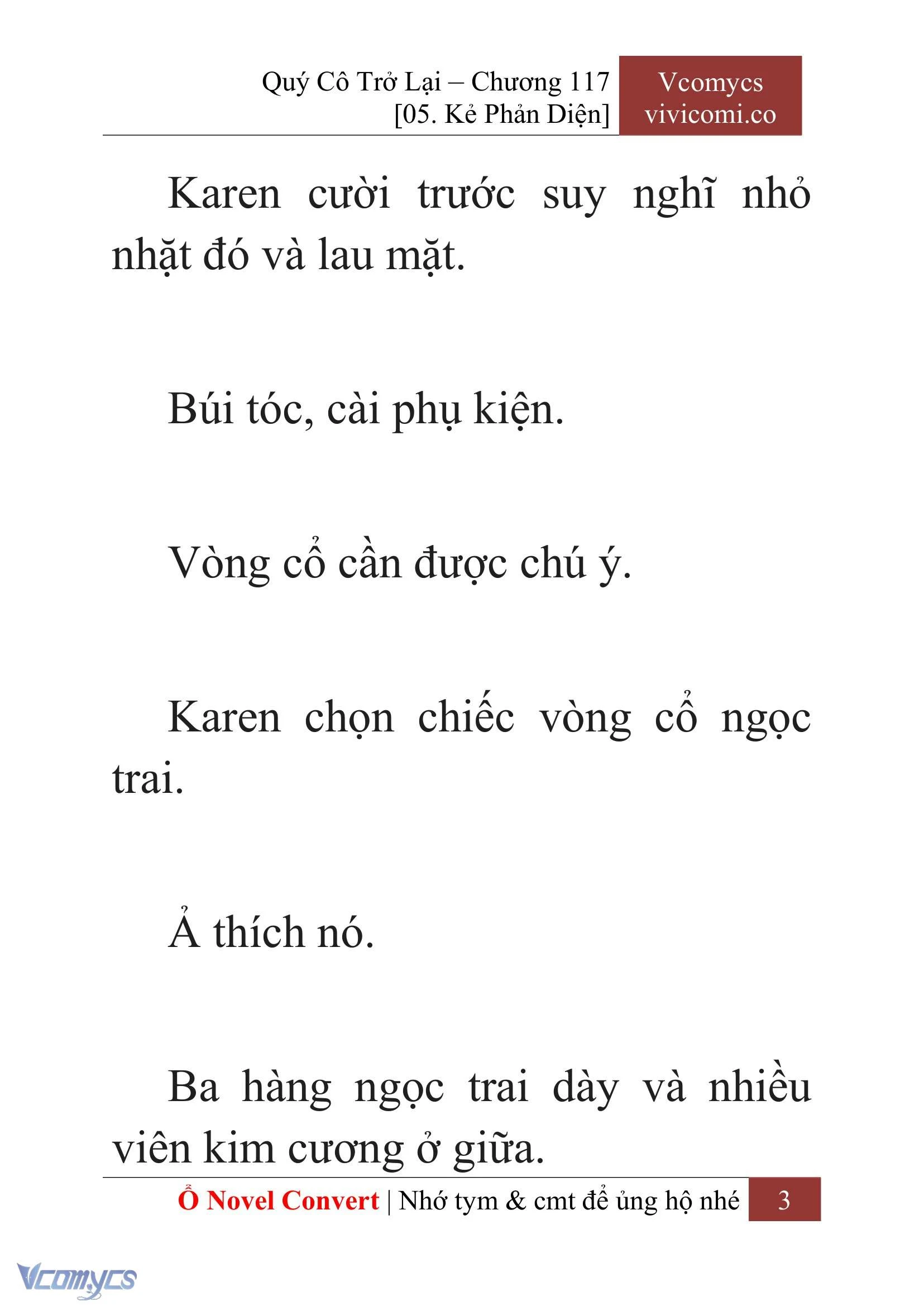 [Novel] Quý Cô Trở Lại Chapter  117 - 5