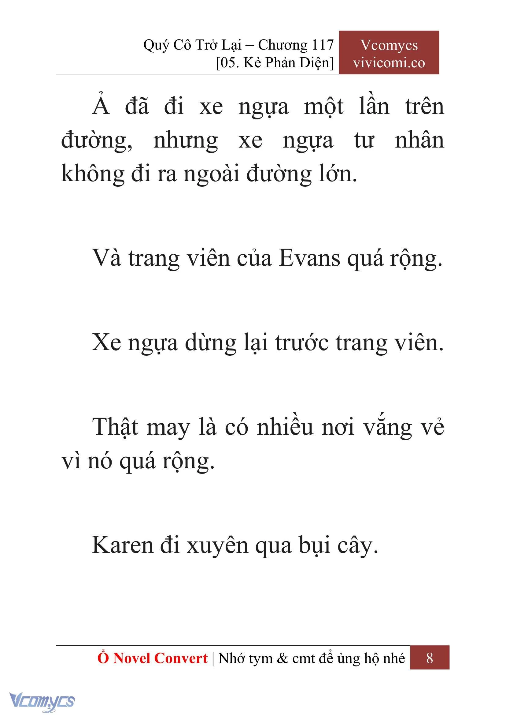 [Novel] Quý Cô Trở Lại Chapter  117 - 10