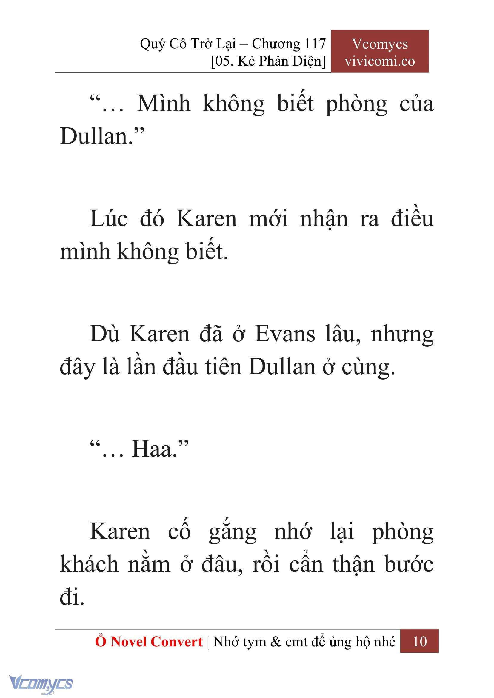 [Novel] Quý Cô Trở Lại Chapter  117 - 12