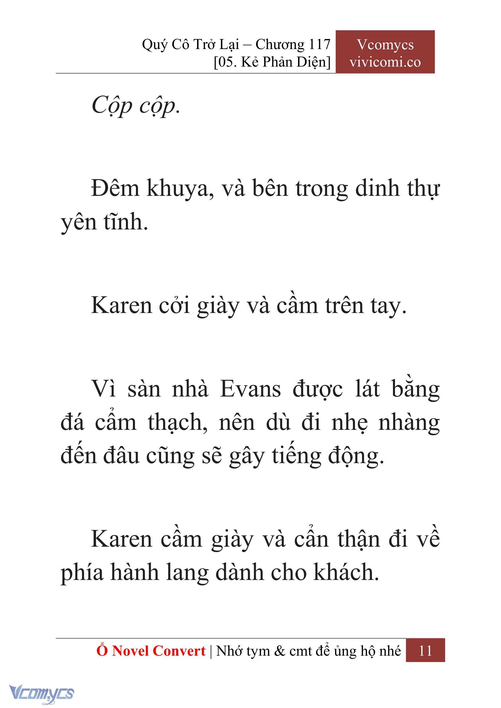 [Novel] Quý Cô Trở Lại Chapter  117 - 13