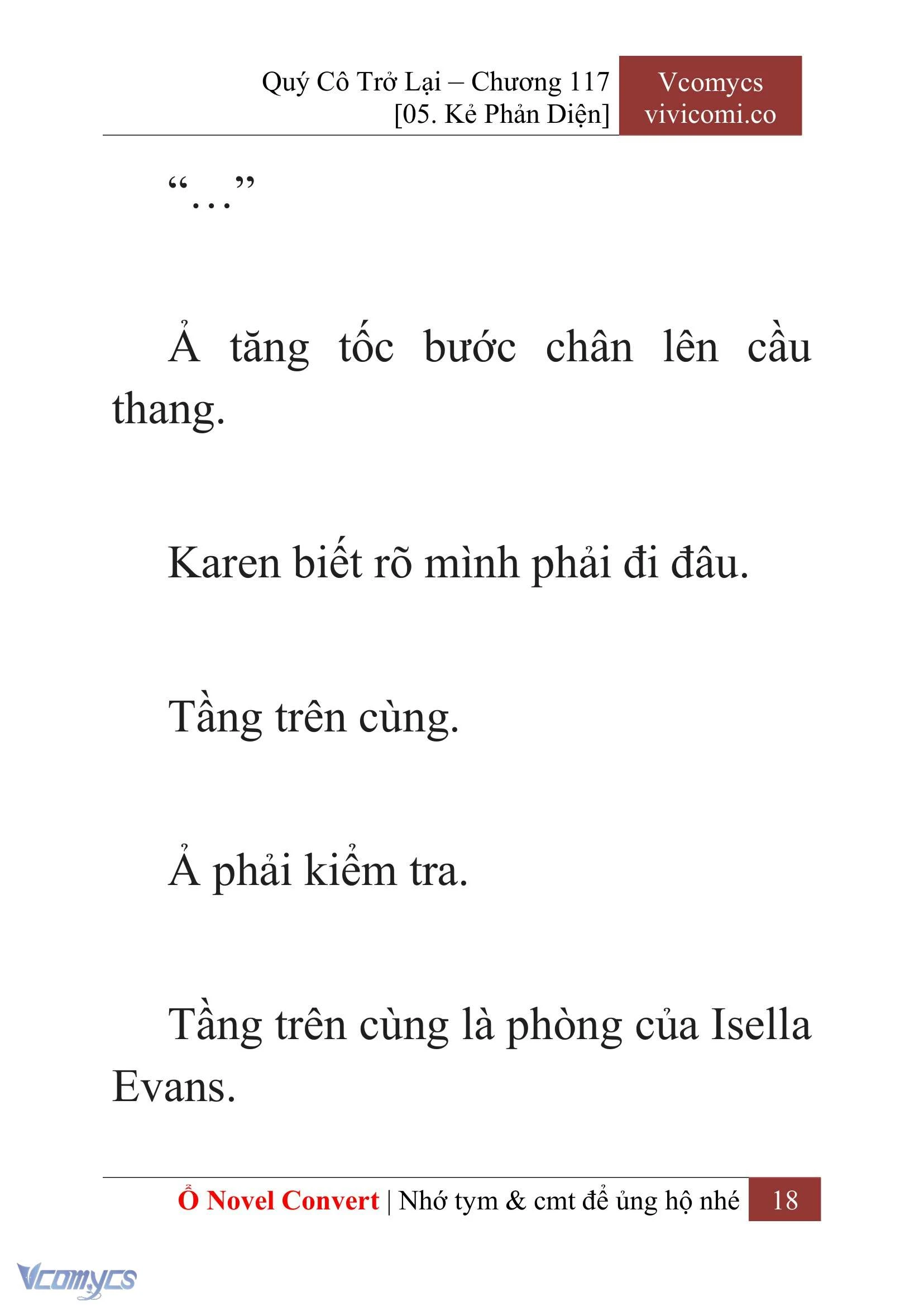 [Novel] Quý Cô Trở Lại Chapter  117 - 20