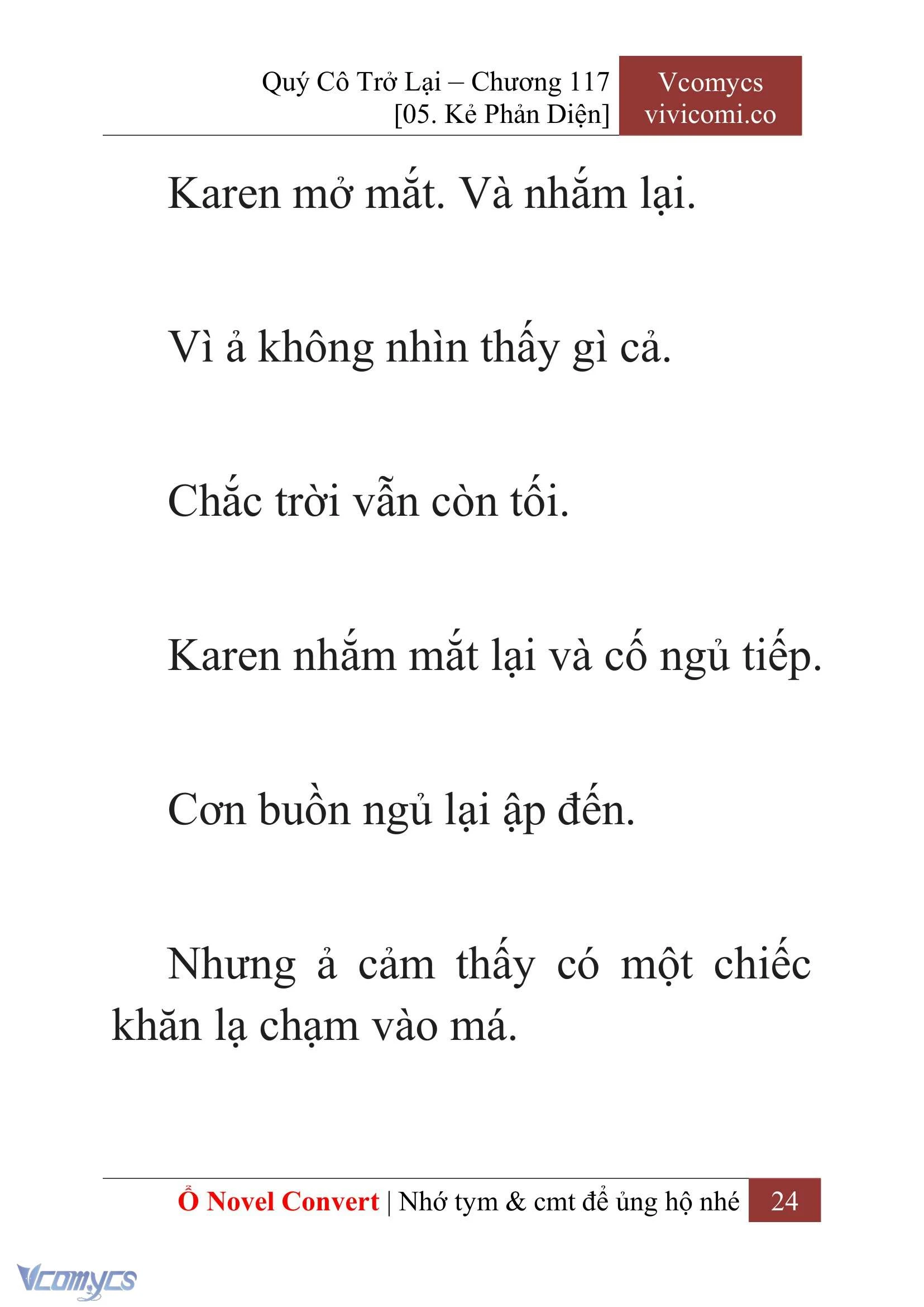 [Novel] Quý Cô Trở Lại Chapter  117 - 26