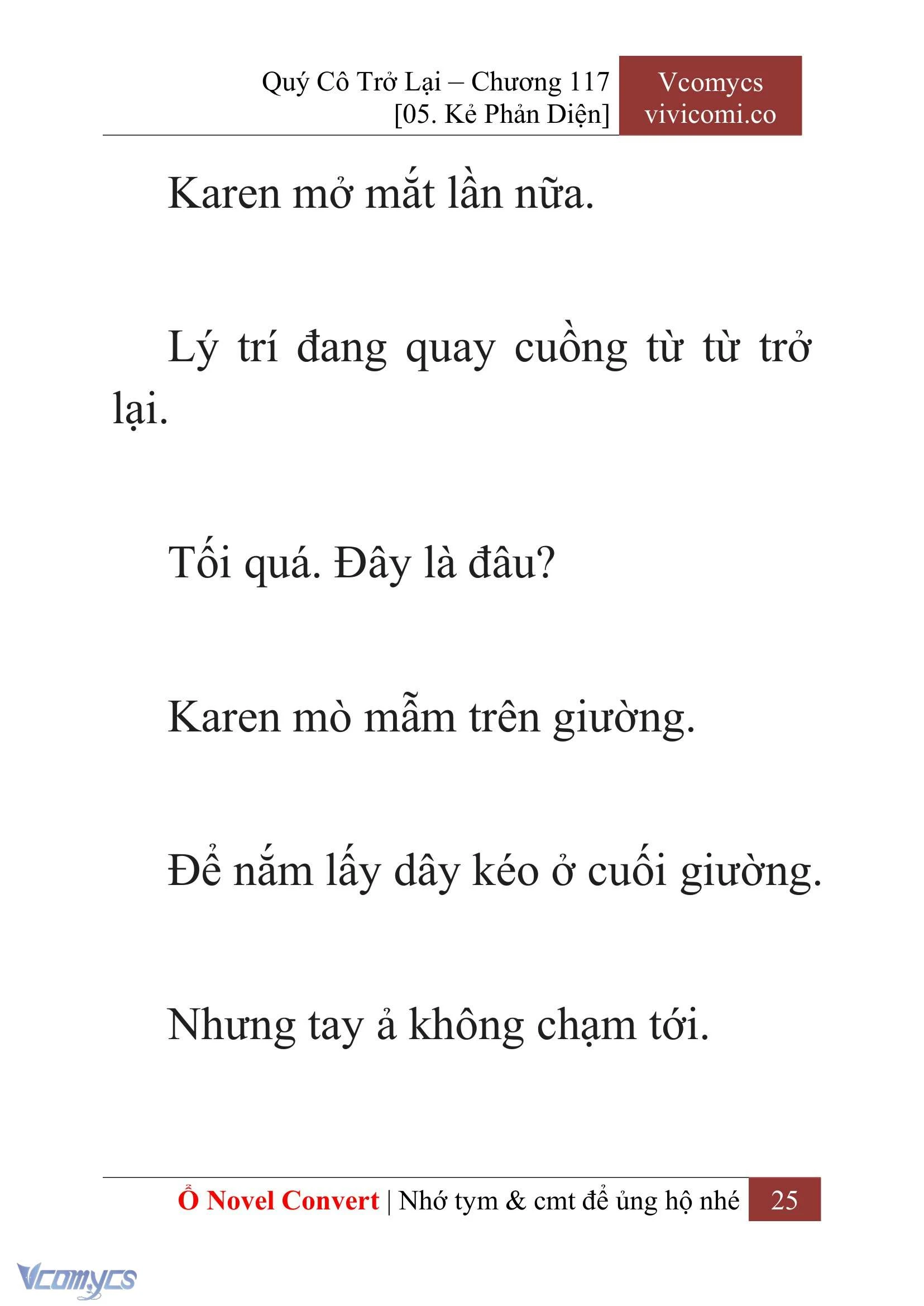 [Novel] Quý Cô Trở Lại Chapter  117 - 27