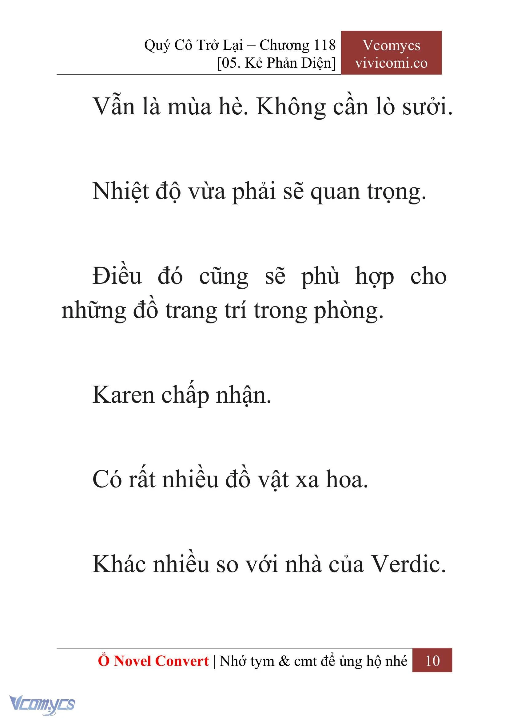 [Novel] Quý Cô Trở Lại Chapter  118 - 12