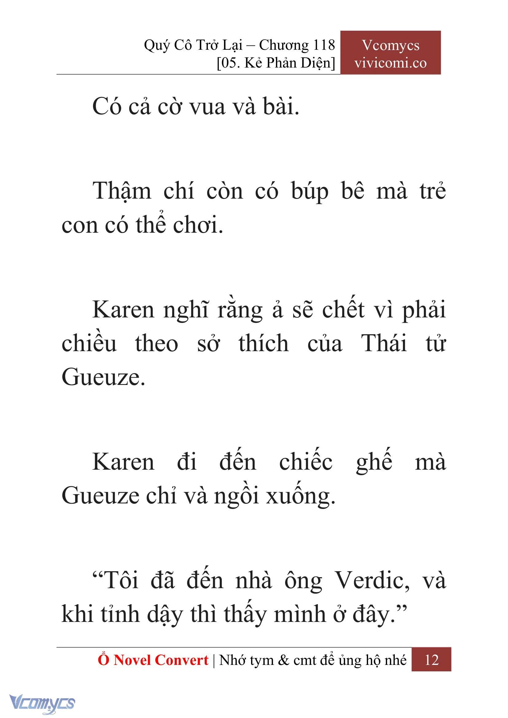 [Novel] Quý Cô Trở Lại Chapter  118 - 14