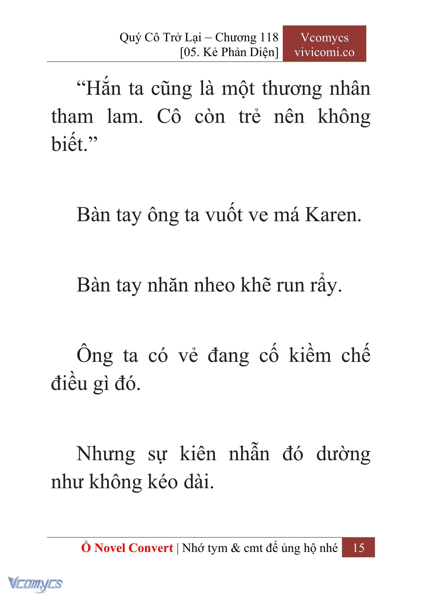 [Novel] Quý Cô Trở Lại Chapter  118 - 17